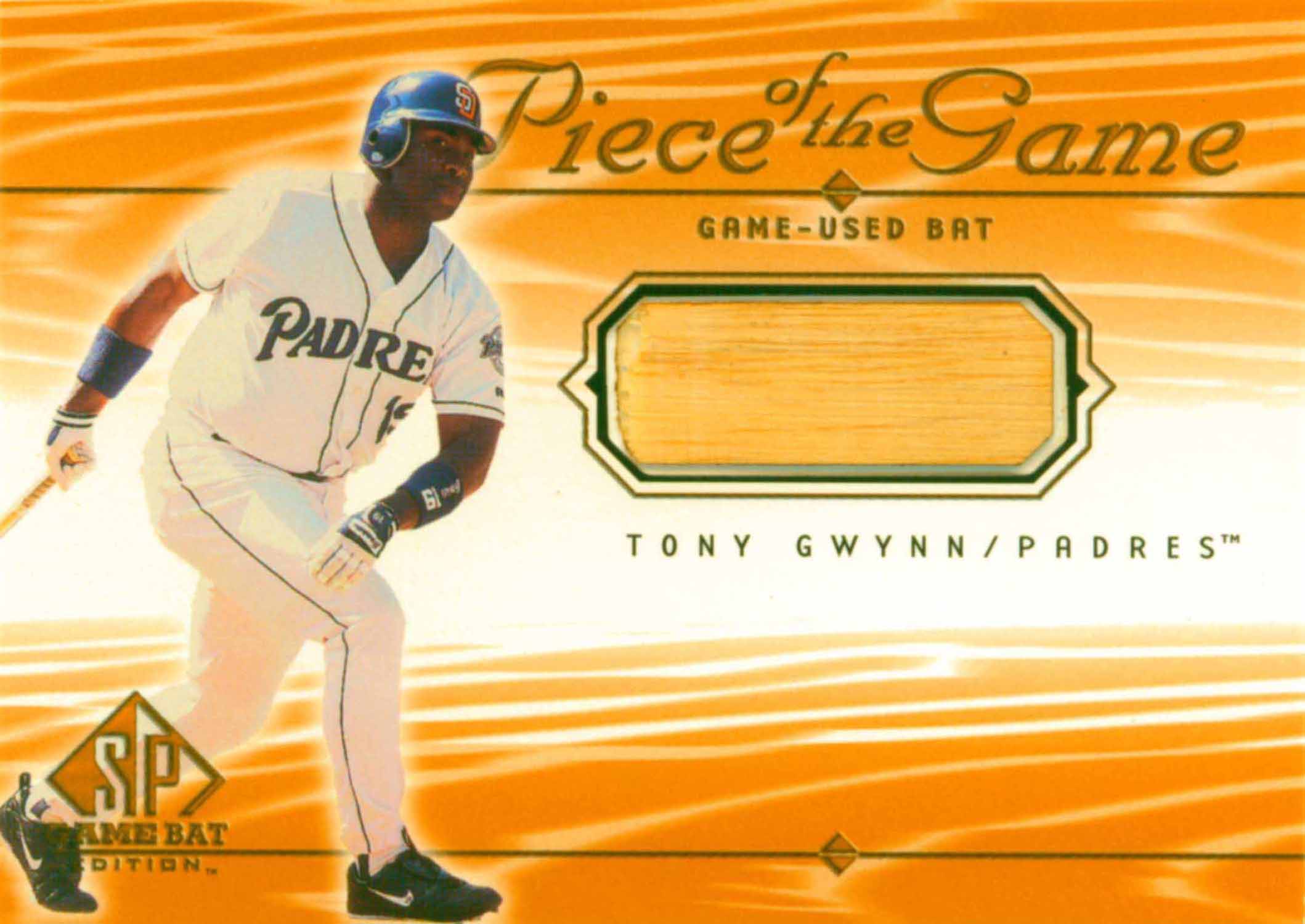 2001 SP Game Bat Edition Piece of the Game
