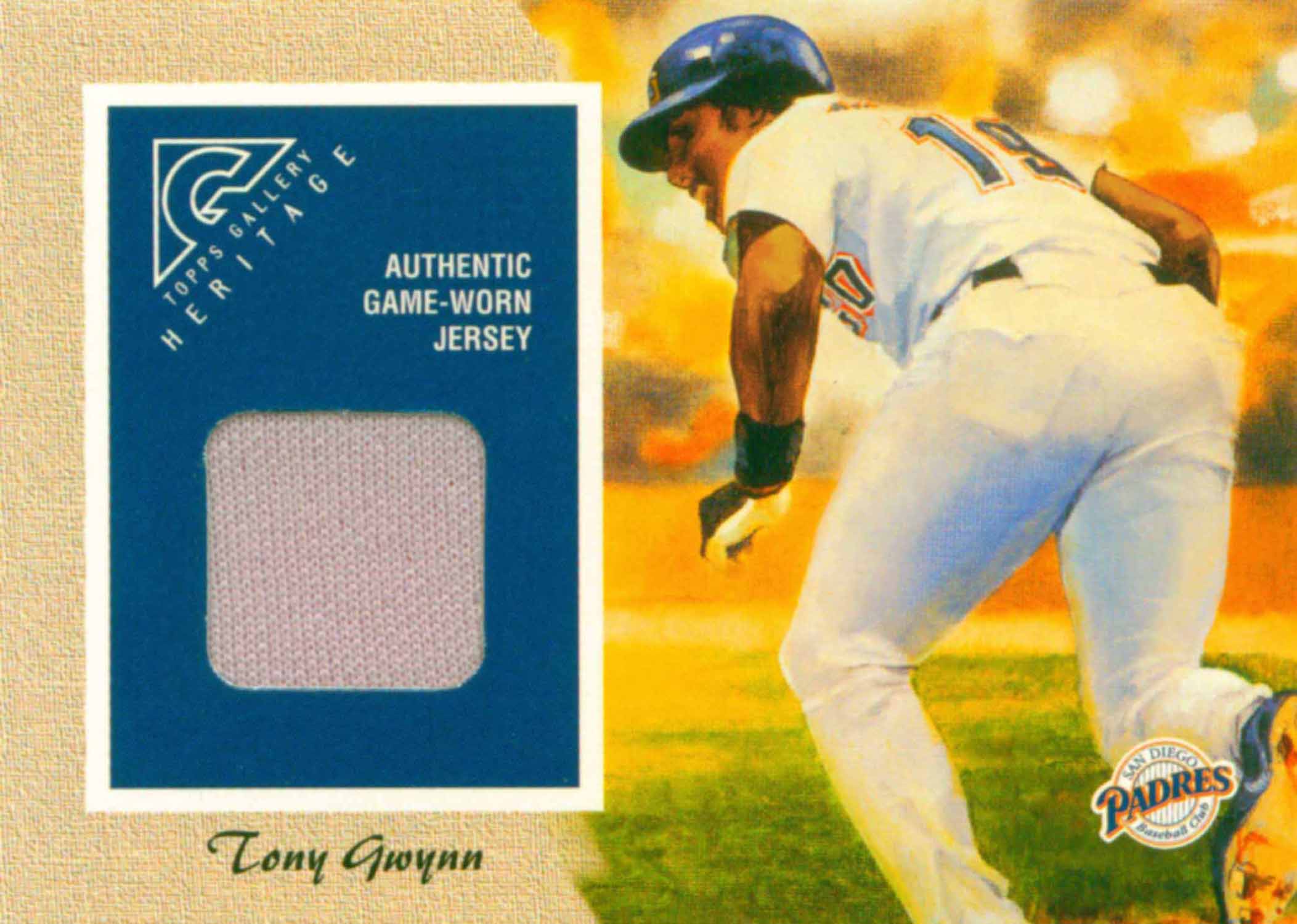 2002 Topps Gallery Heritage Uniform Relics