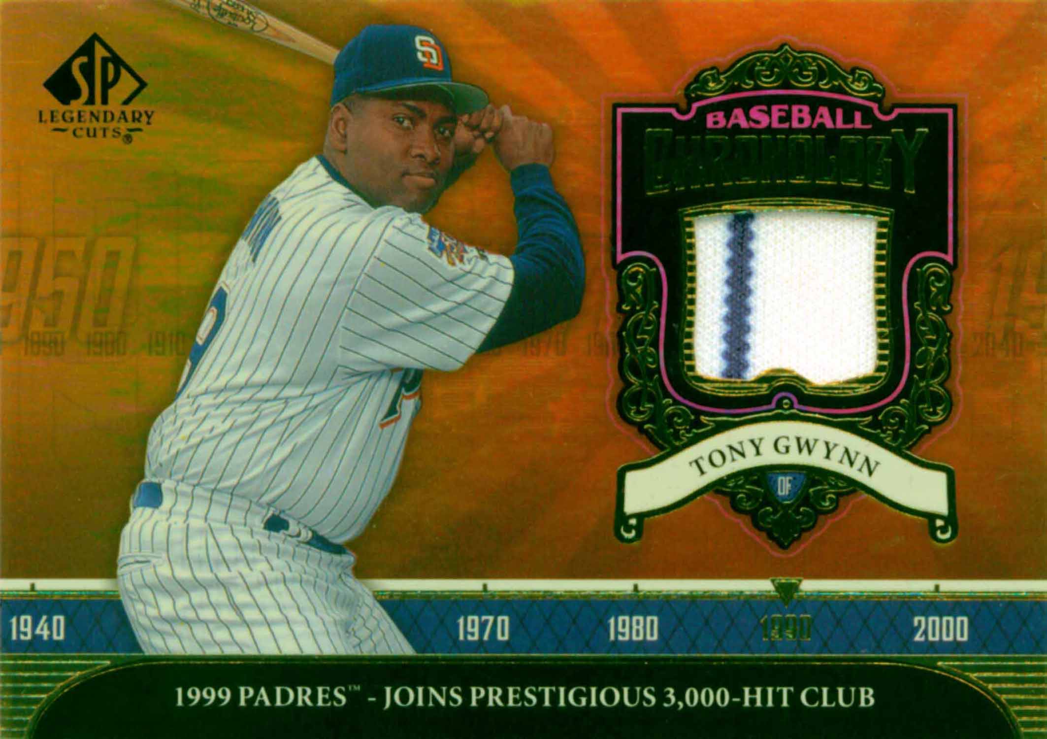 2006 SP Legendary Cuts Baseball Chronology Materials Jersey