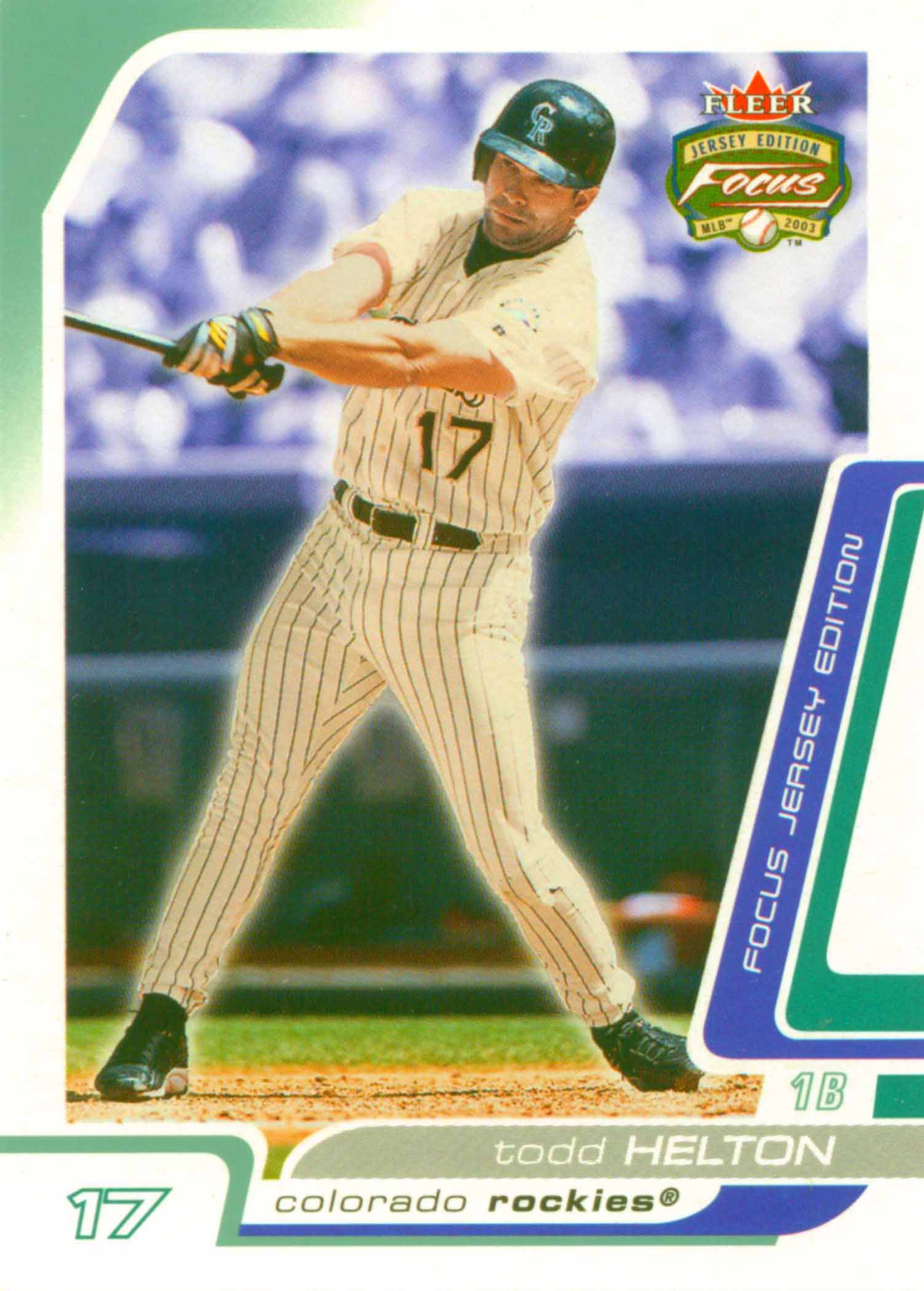 2003 Fleer Focus JE Century Parallel