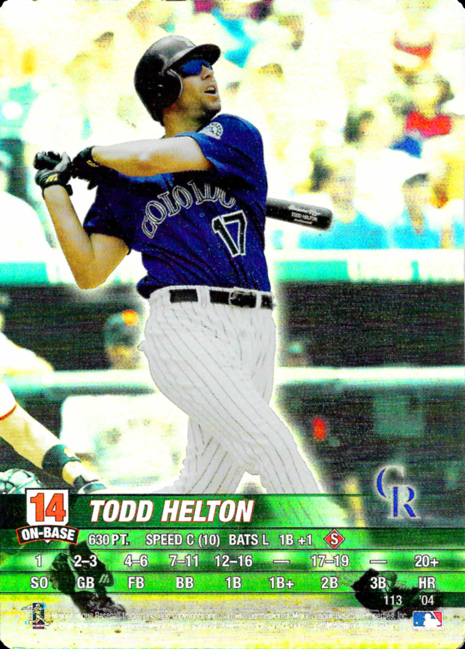 2004 MLB Showdown Foil