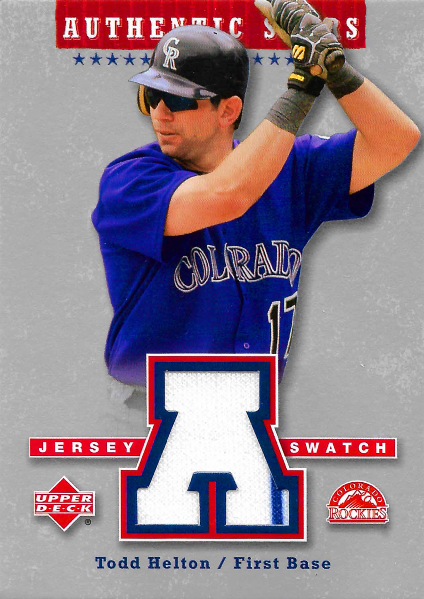 2004 Upper Deck Authentic Stars Jersey
