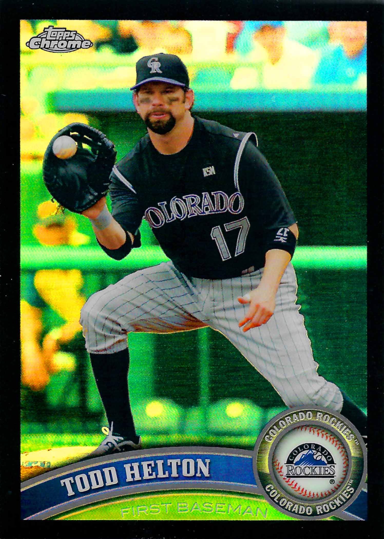 2011 Topps Chrome Black Refractors