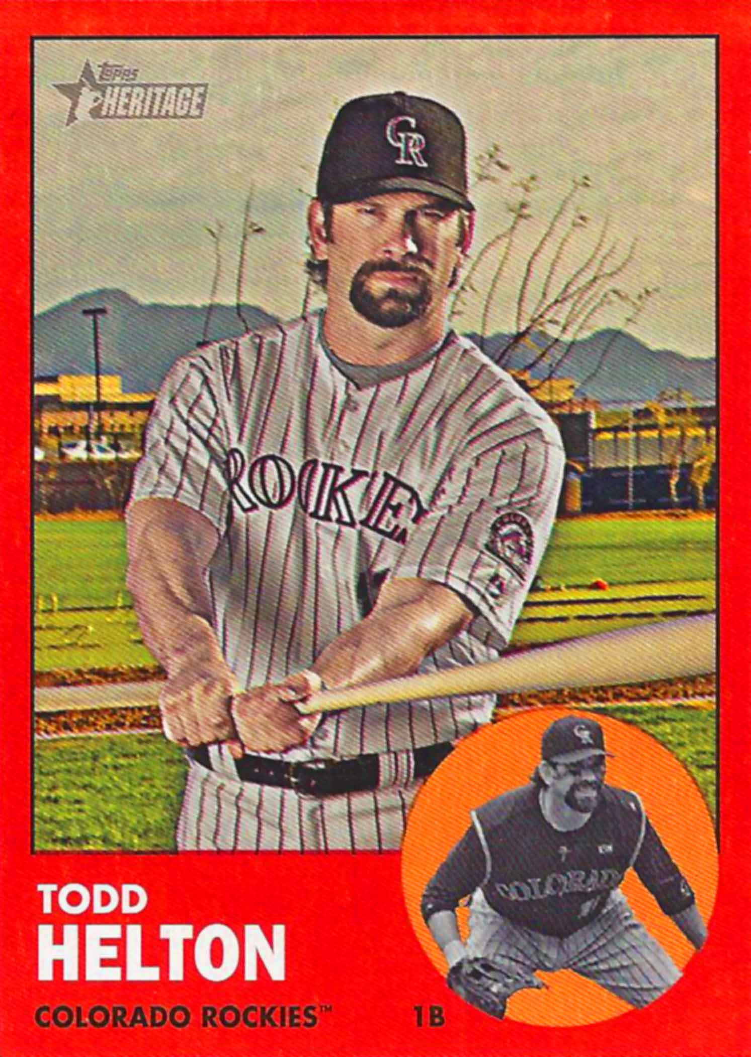 2012 Topps Heritage Target Red Border
