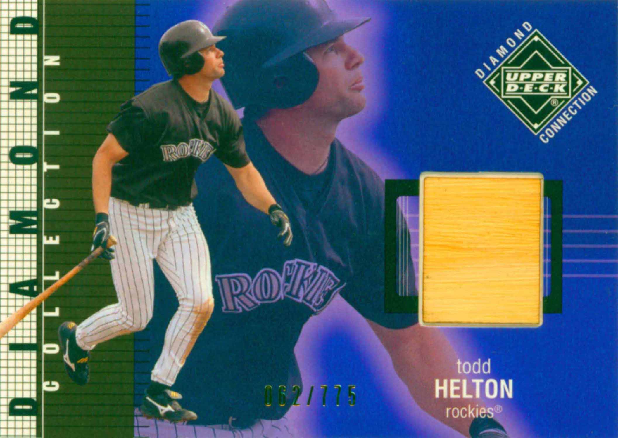 2002 Upper Deck Diamond Connection Bat
