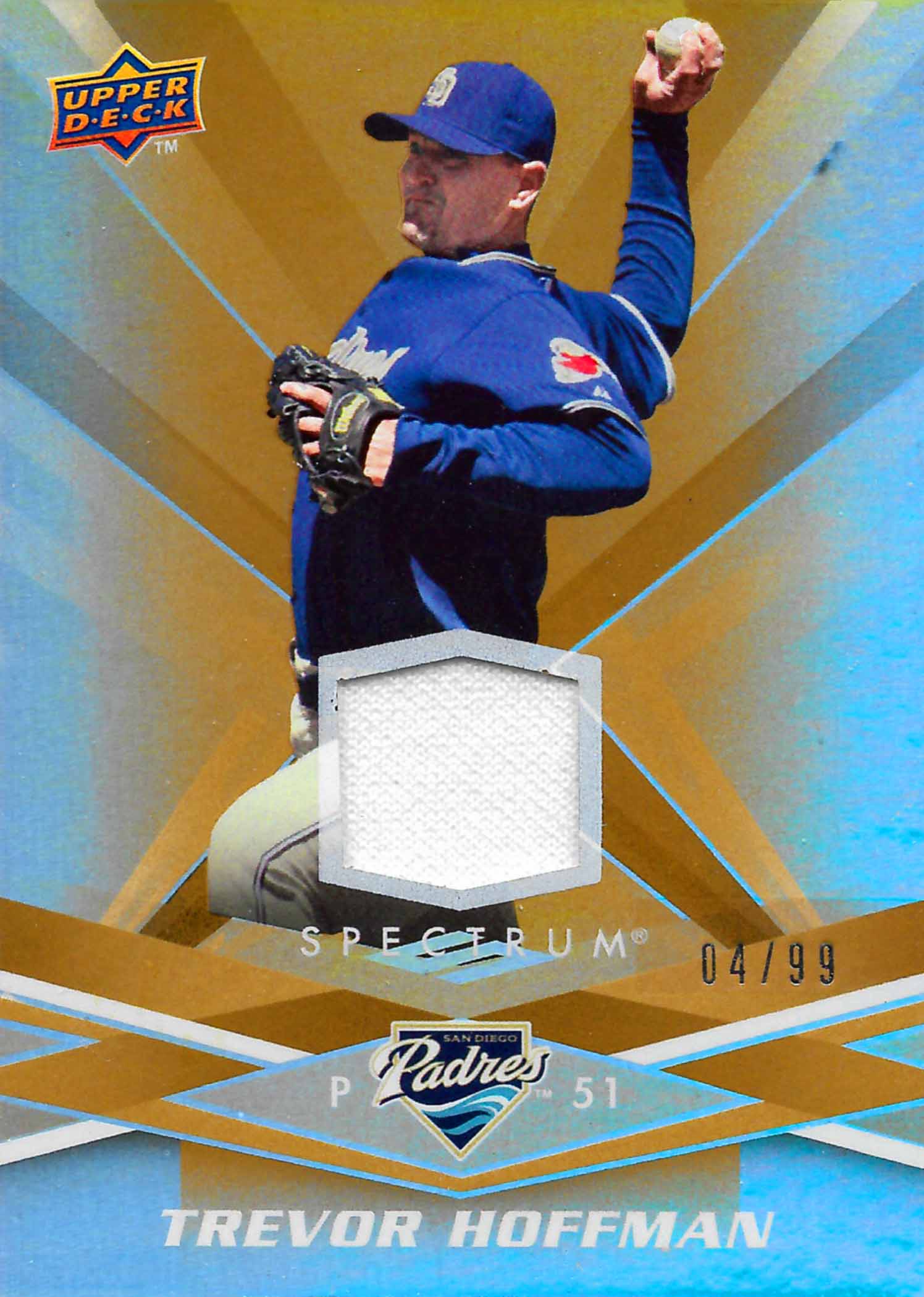 2009 Upper Deck Spectrum Gold Jersey