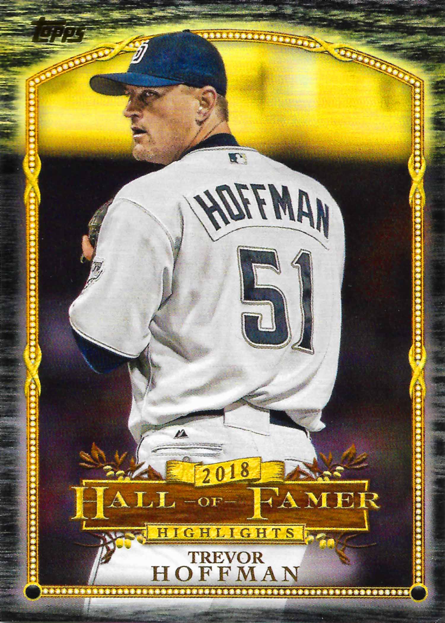 2018 Topps Update Hall of Famer Highlights Black