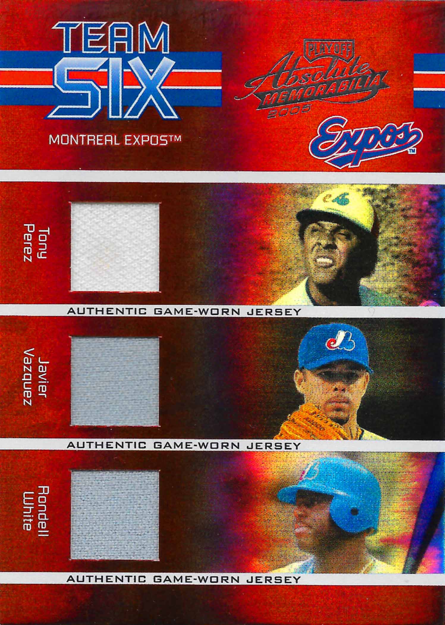 2005 Absolute Memorabilia Team Six Swatch Single Spectrum