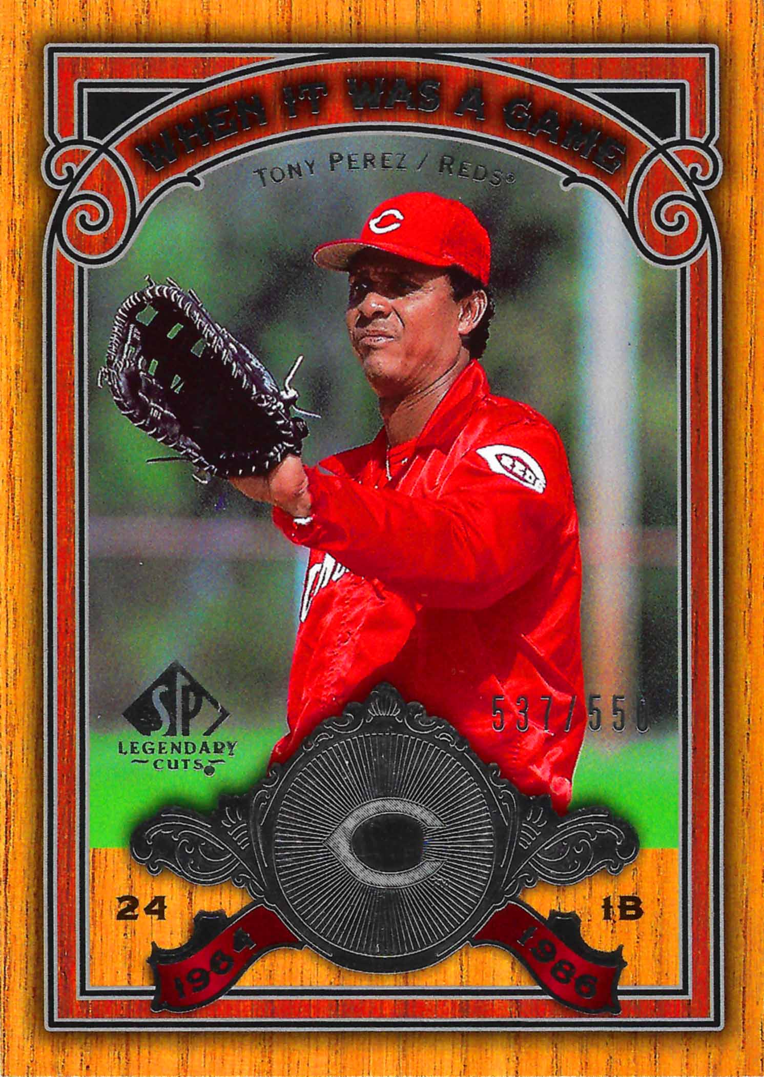 2006 SP Legendary Cuts When It Was A Game Silver