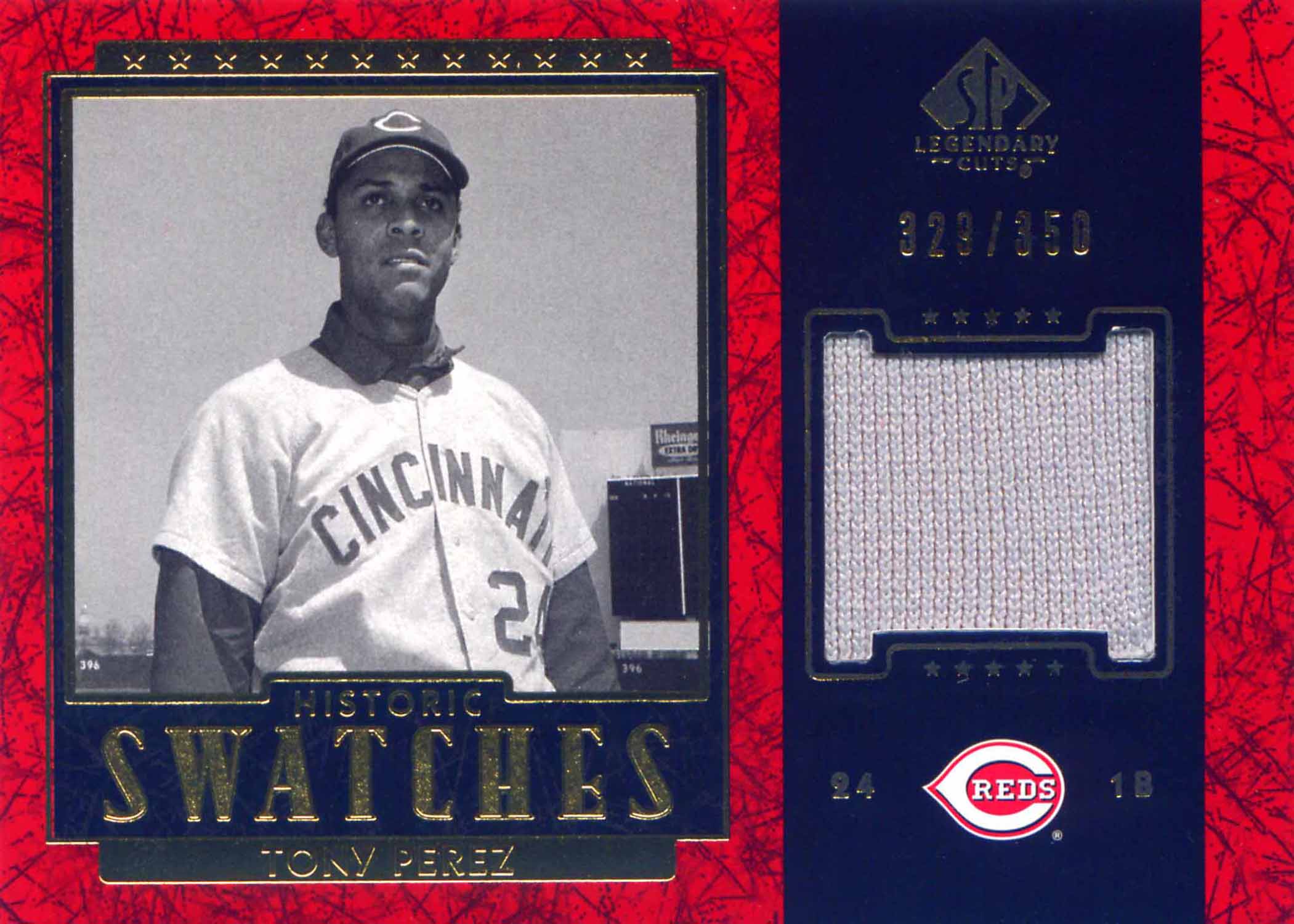 2003 SP Legendary Cuts Historic Swatches Jersey