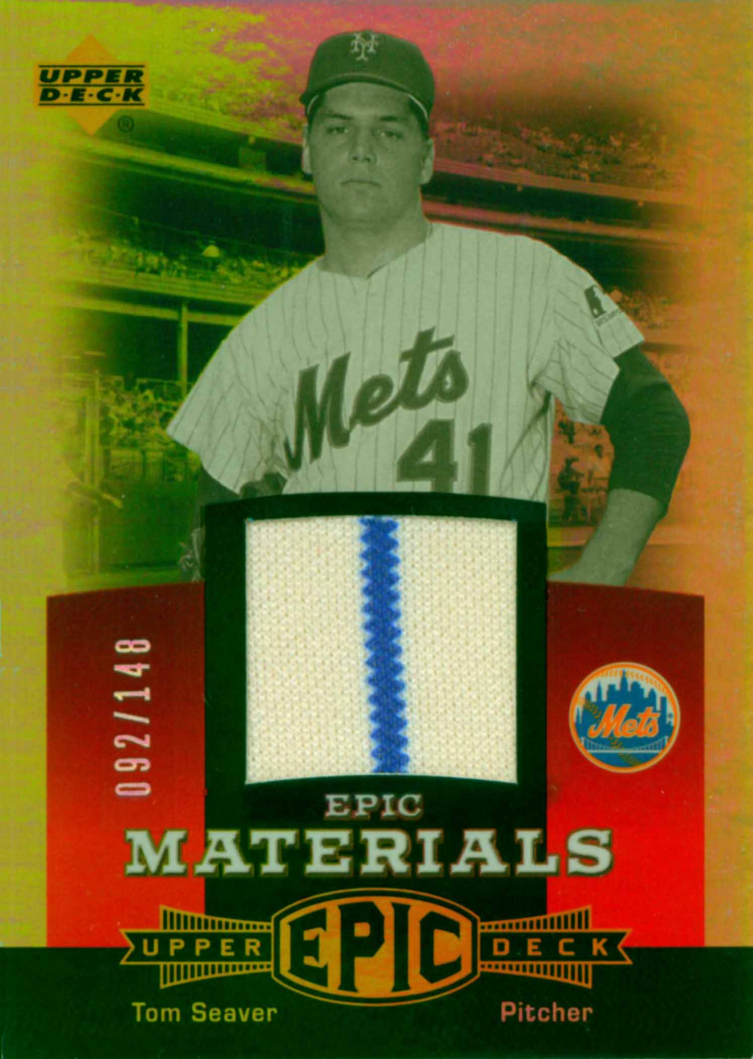 2006 Upper Deck Epic Materials Red Jersey