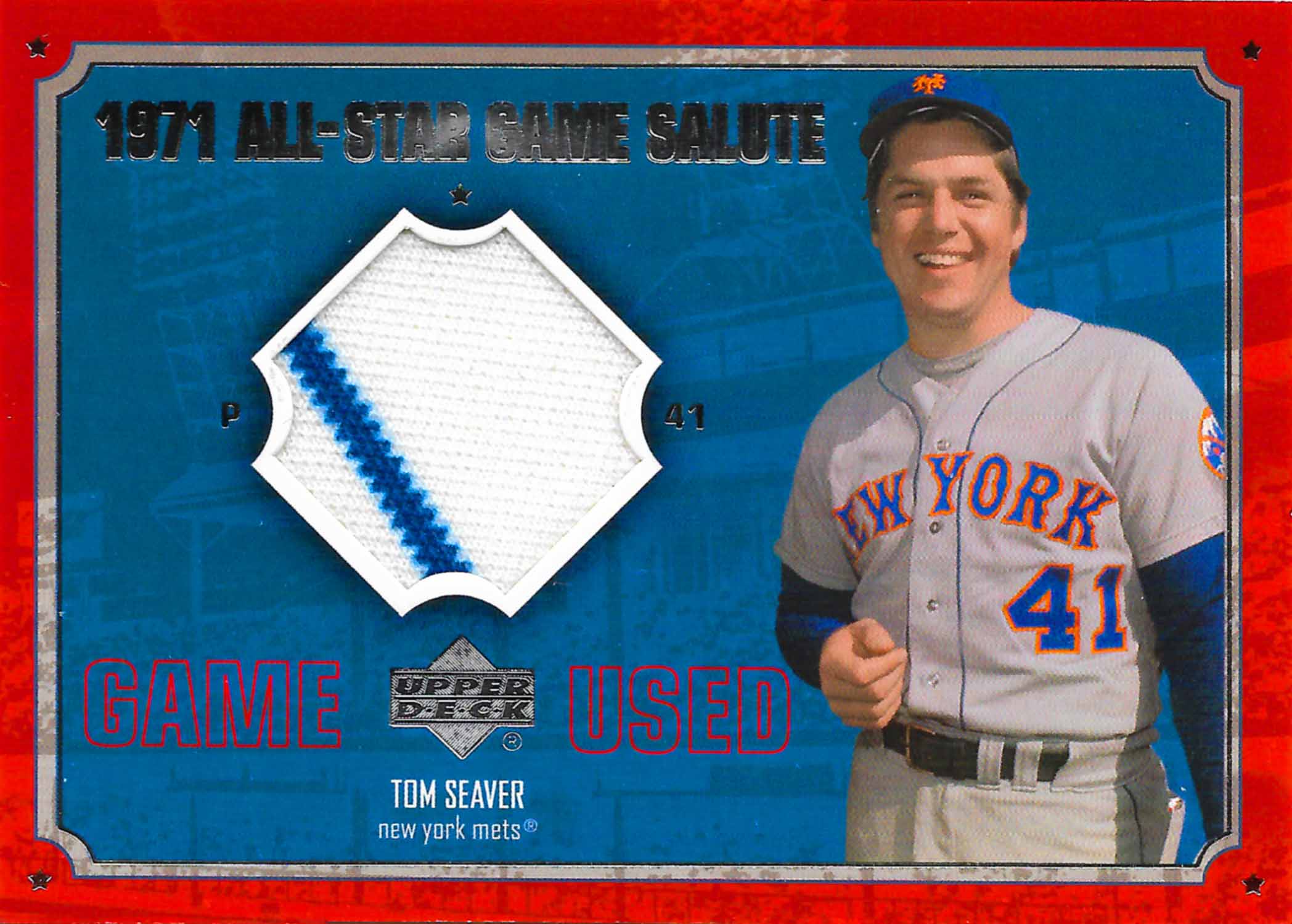 2001 Upper Deck 1971 All-Star Game Salute Jersey