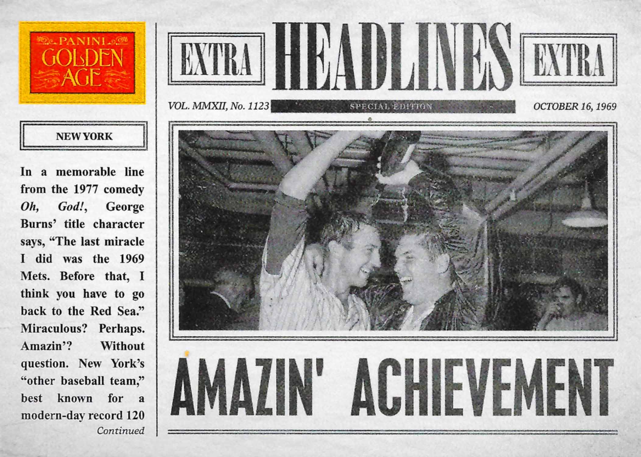 2012 Panini Golden Age Headlines