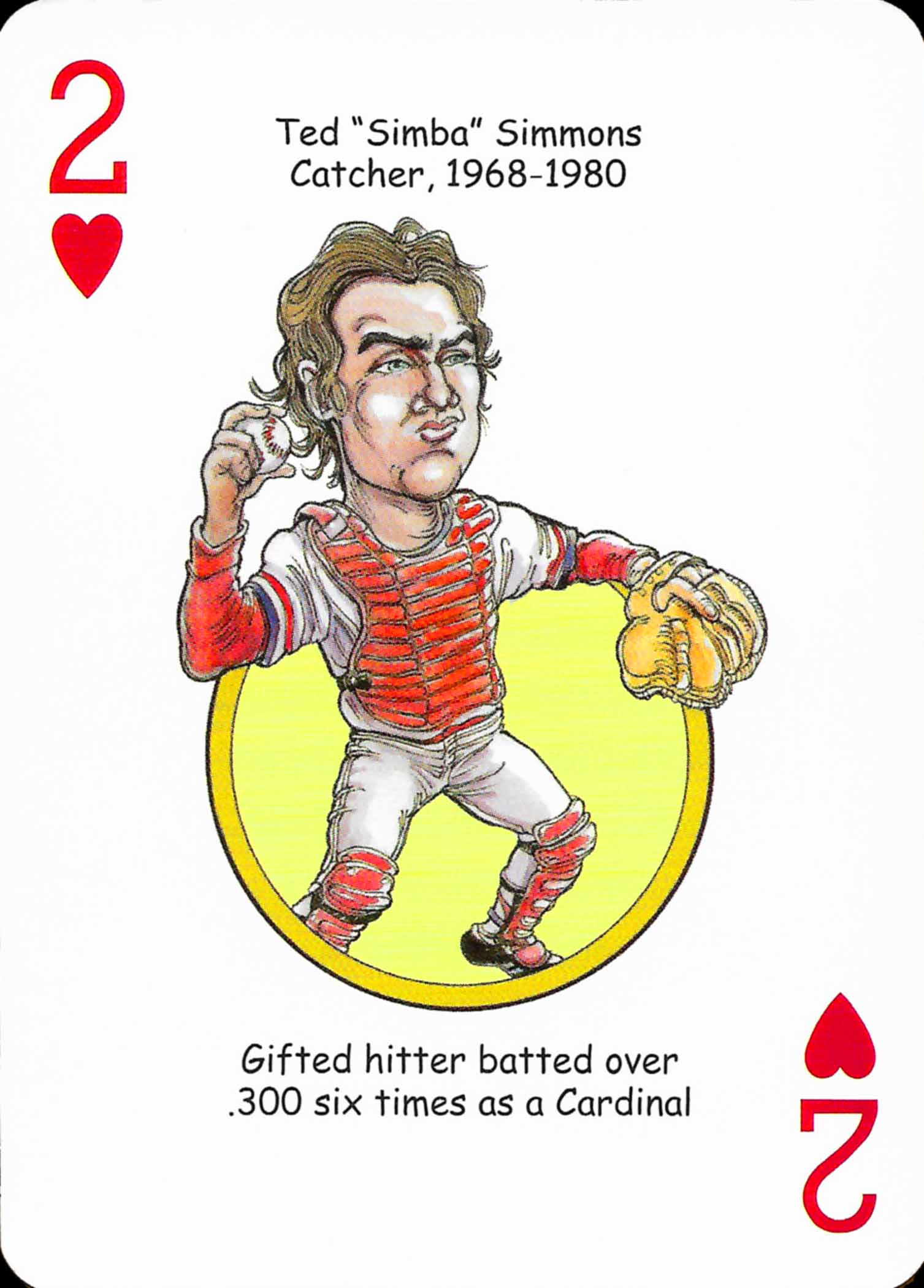2006 Hero Decks Playing Cards St. Louis Baseball Heroes