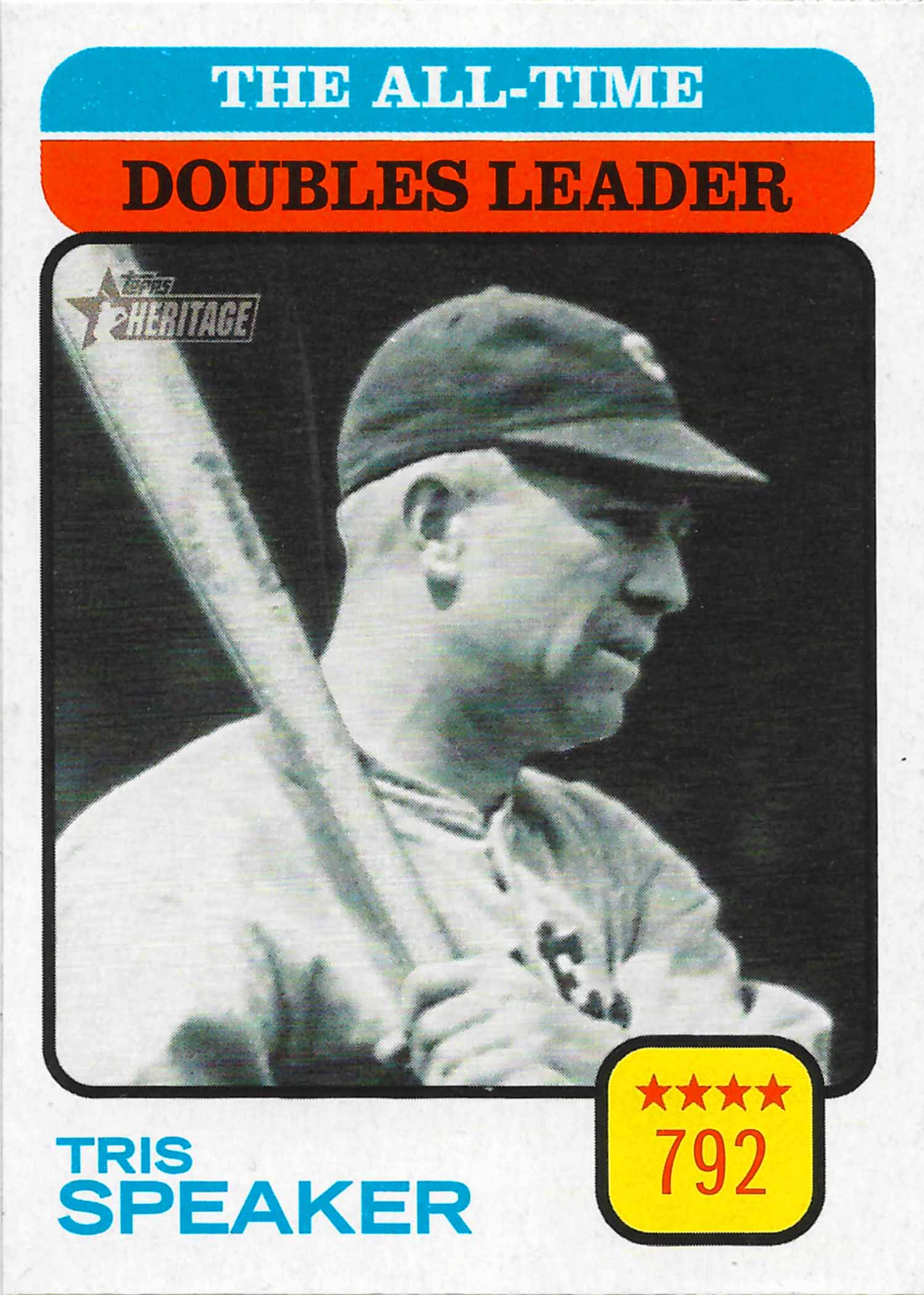 2022 Topps Heritage All-Time Doubles Leader