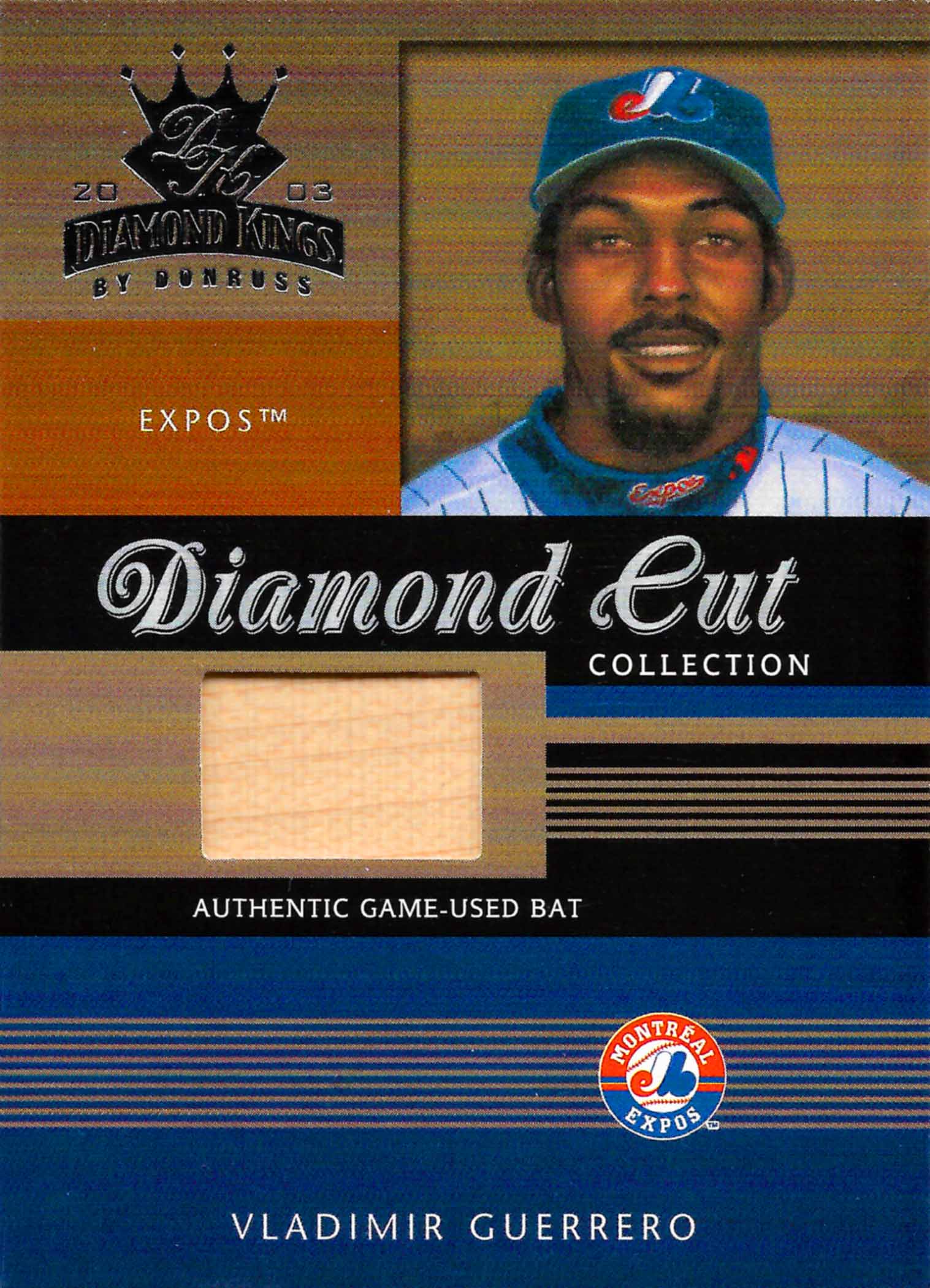 2003 Diamond Kings Diamond Cut Collection Bat