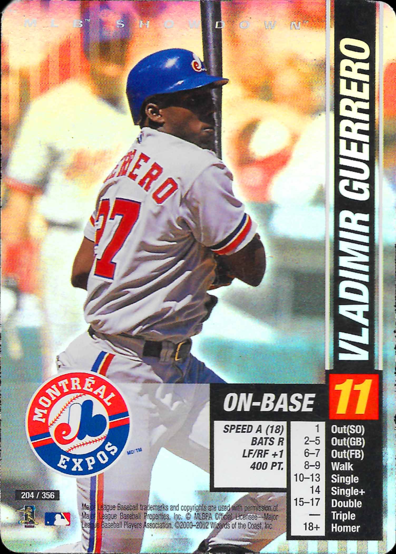 2003 MLB Showdown Foil