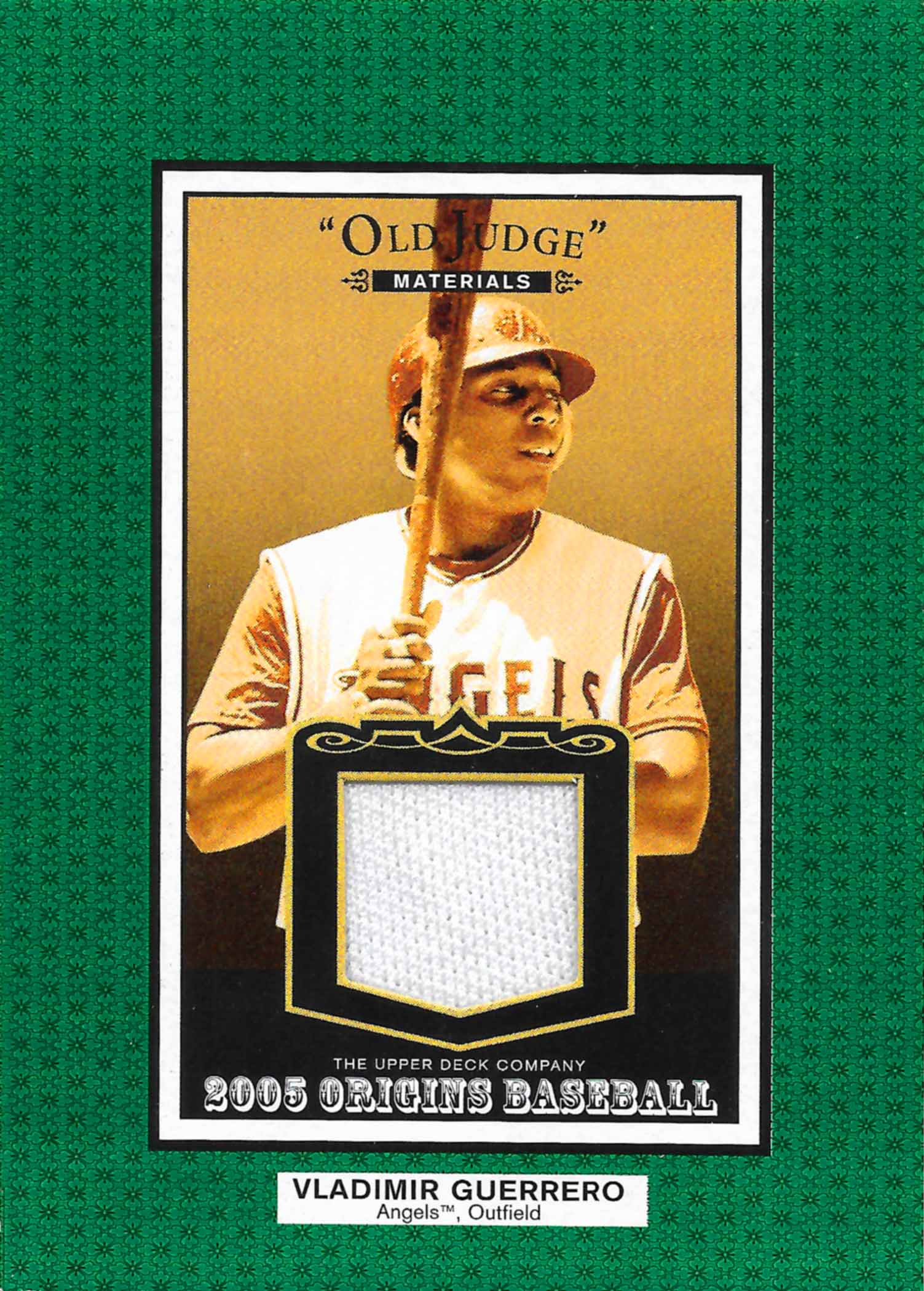 2005 Origins Old Judge Materials Jersey