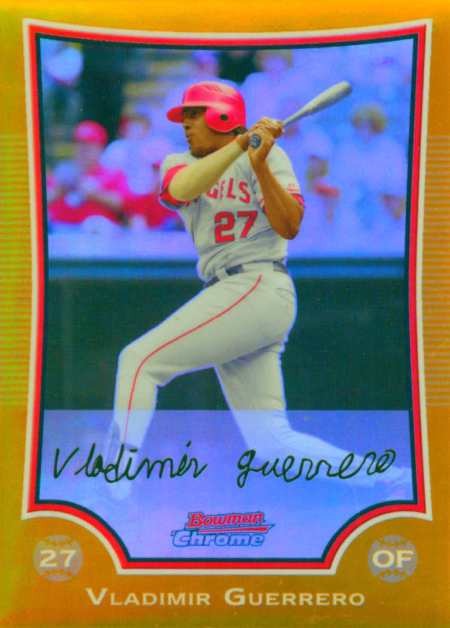 2009 Bowman Chrome Gold Refractors