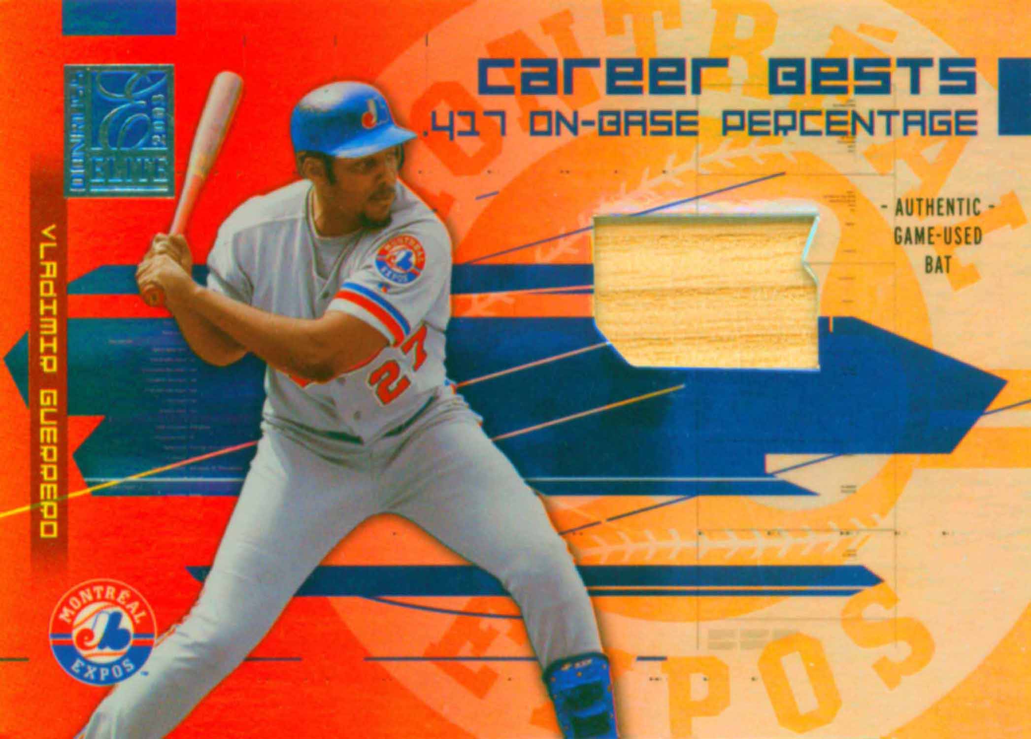 2003 Donruss Elite Career Bests Materials Bat