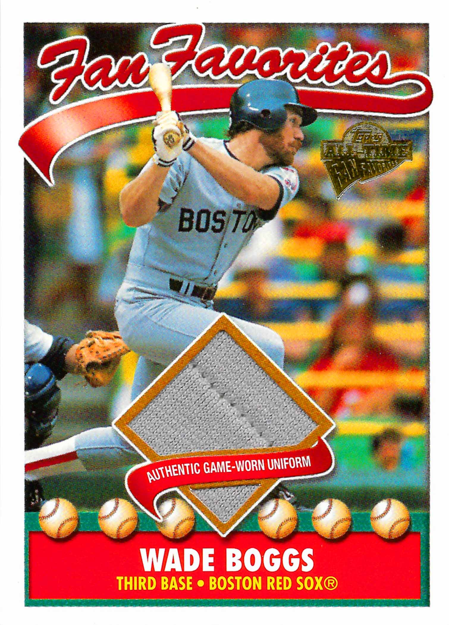 2004 Topps All-Time Fan Favorites Relics Unirorm