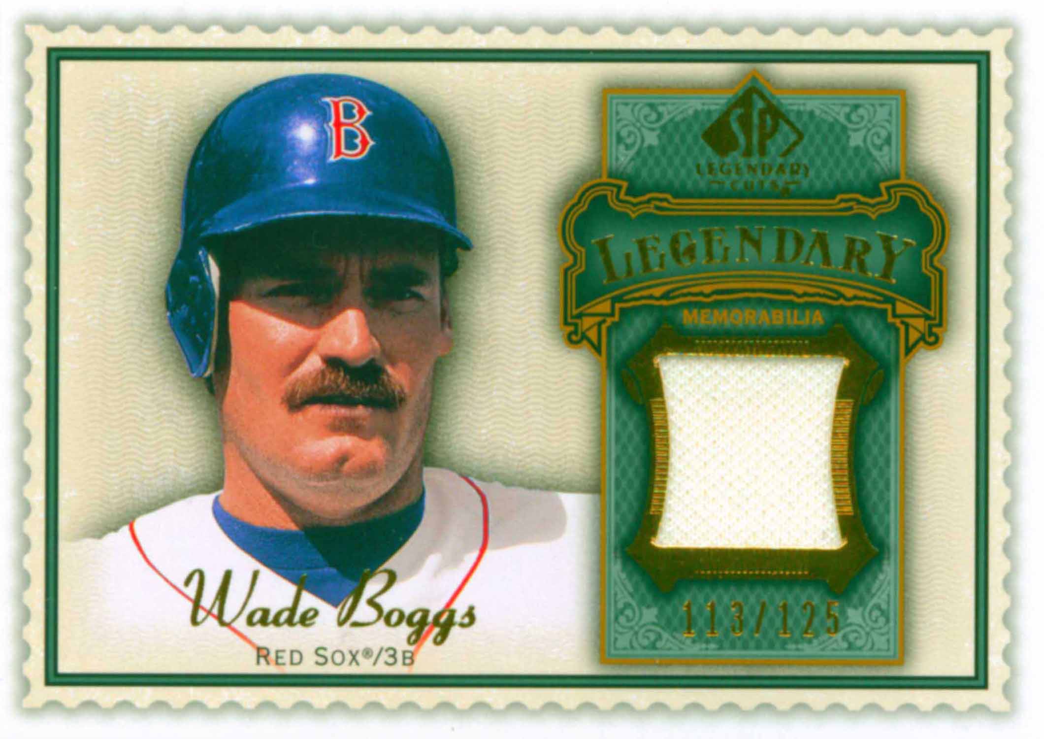 2009 SP Legendary Cuts Legendary Memorabilia
