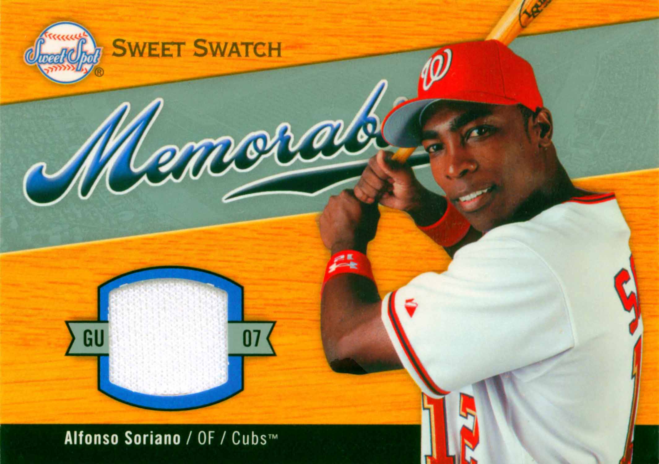 2007 Sweet Spot Sweet Swatch Memorabilia