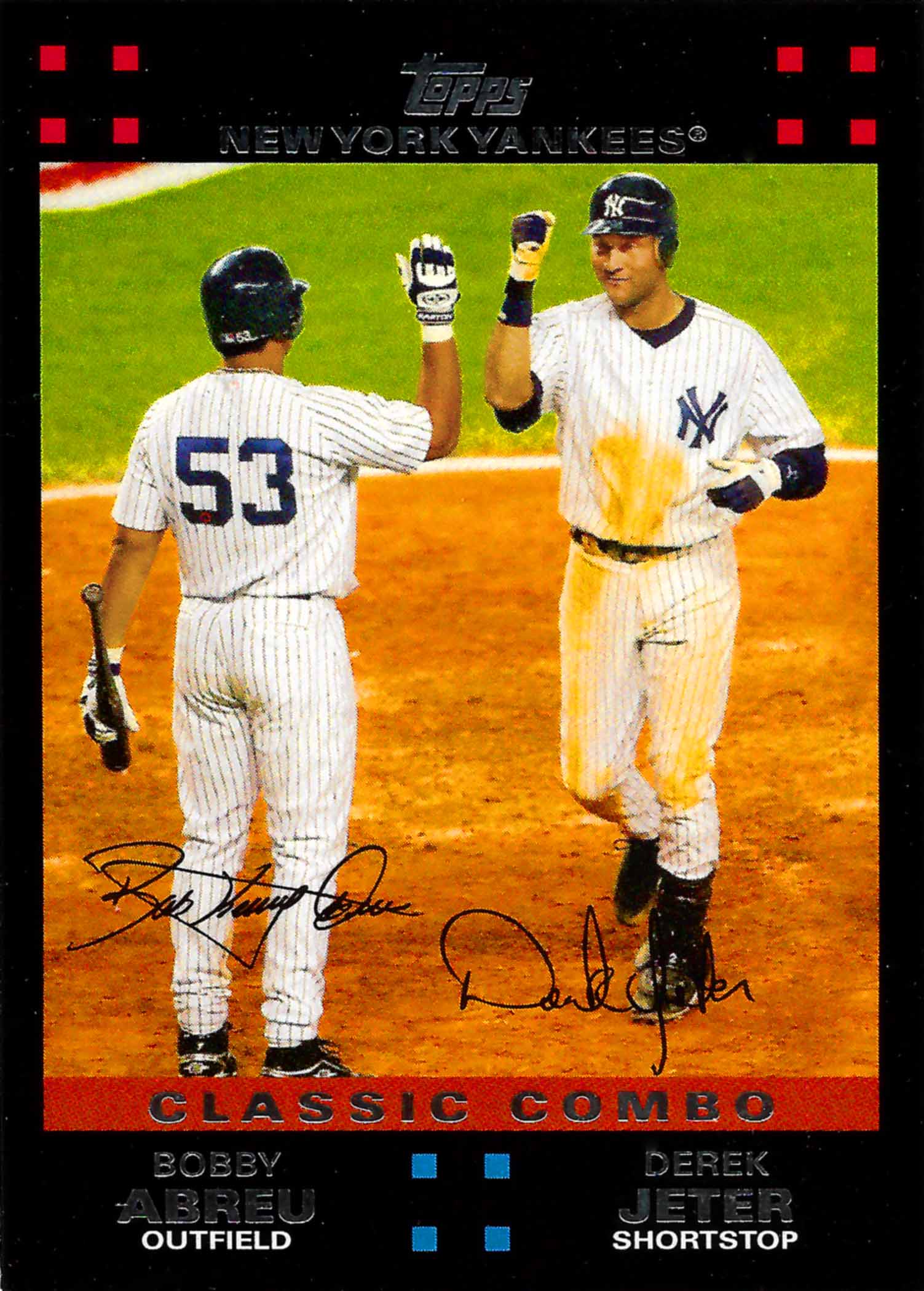 2007 Topps Red Back Classic Combos