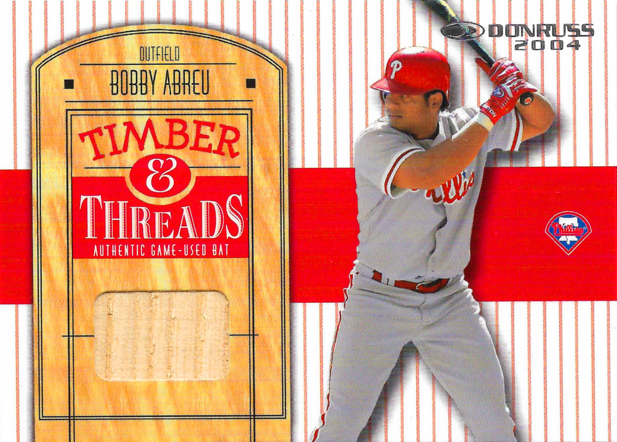 2004 Donruss Timber and Threads Bat