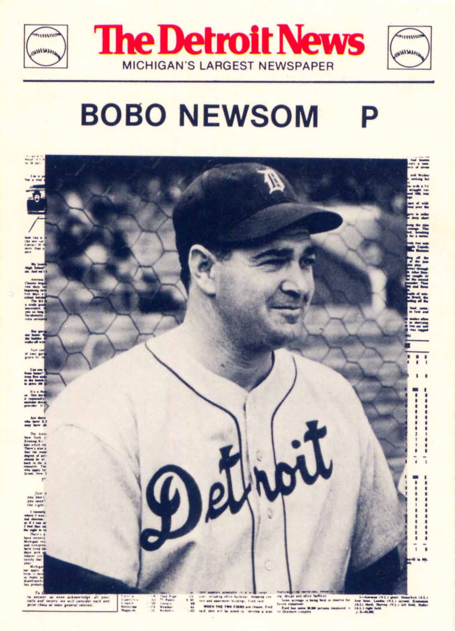 1981 Tigers Detroit News