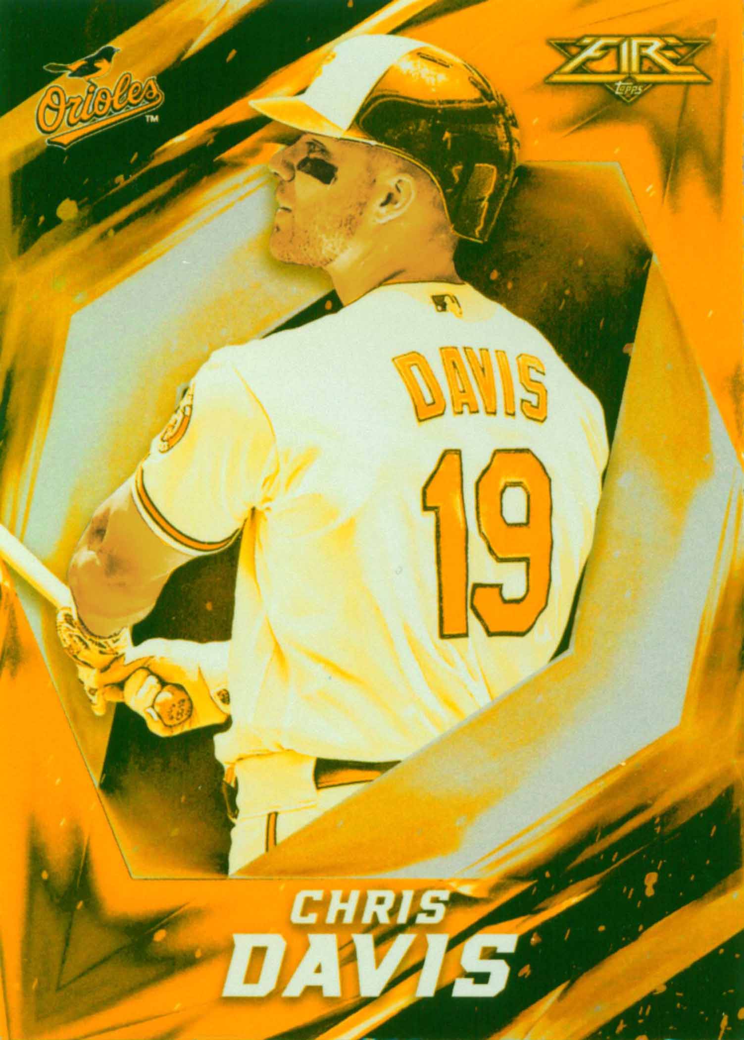 2017 Topps Fire Gold Minted