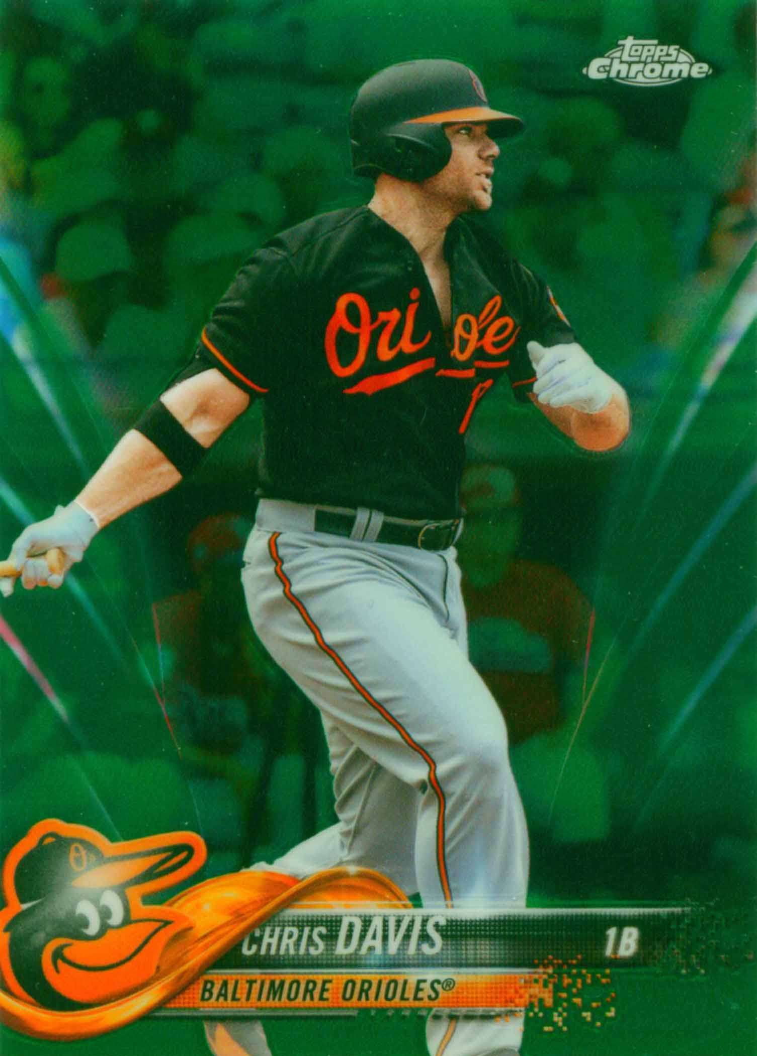 2018 Topps Chrome Green Refractors