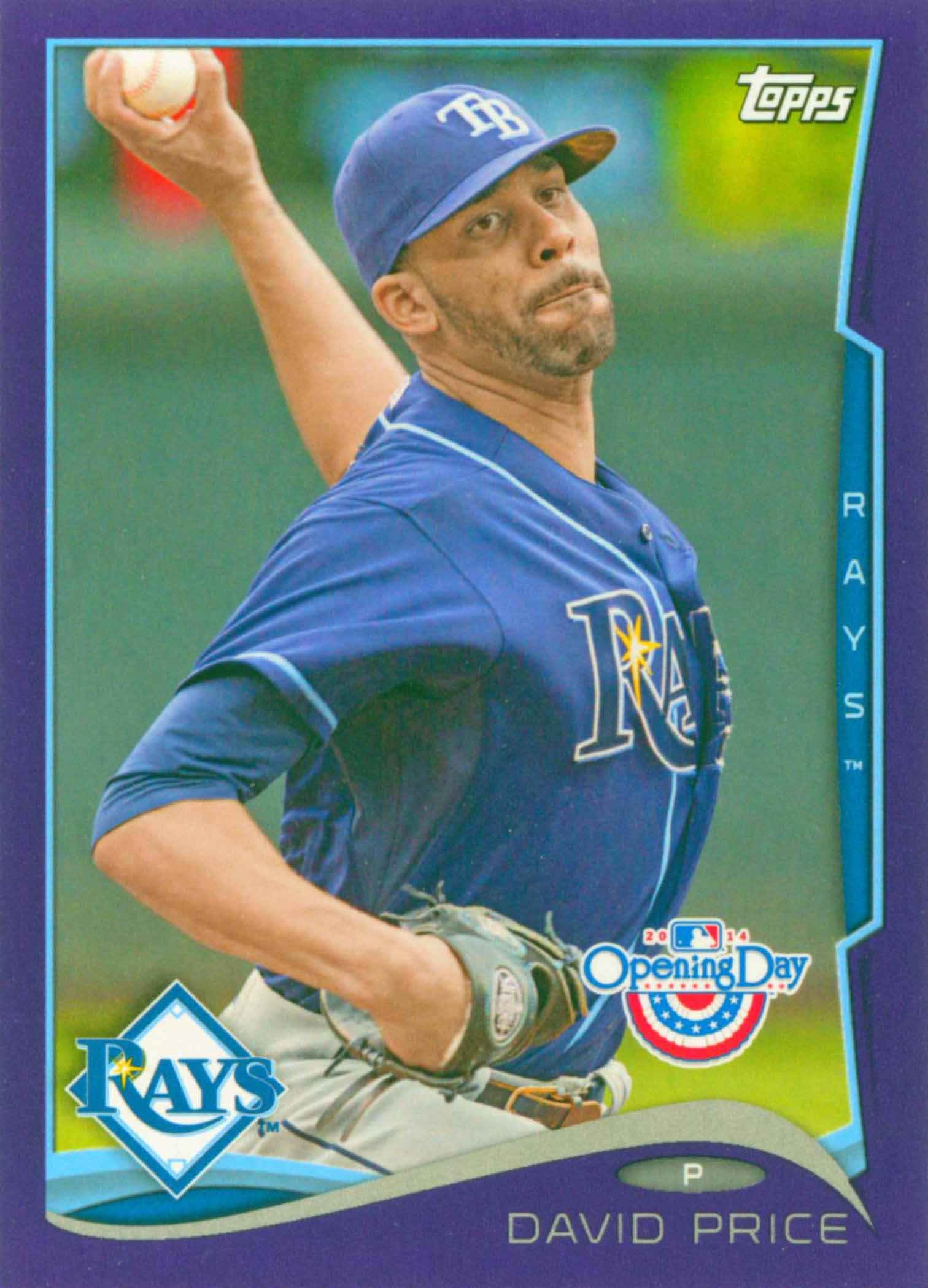 2014 Topps Opening Day Toys R Us Purple Border