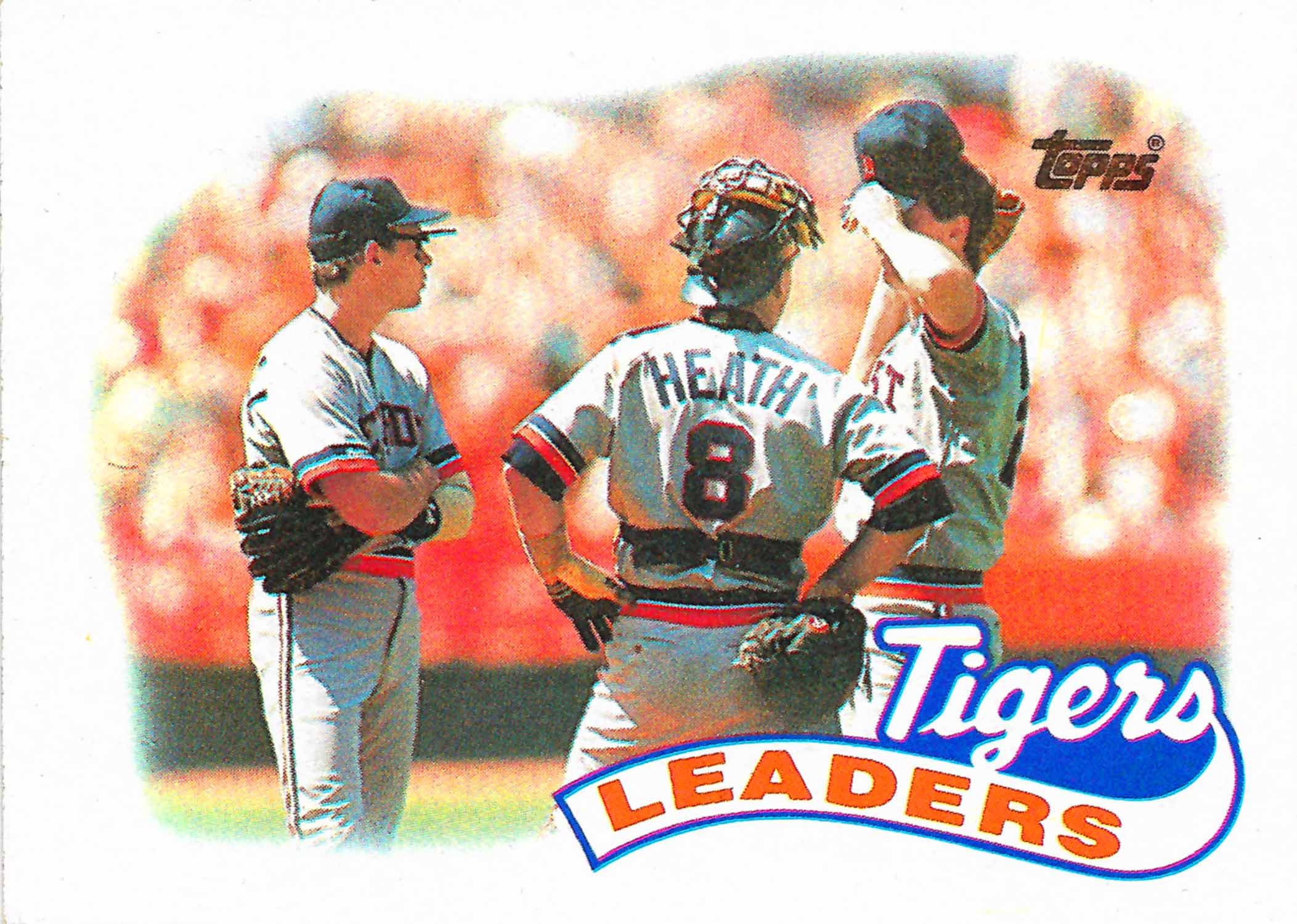 1989 Topps Tigers Team Leaders