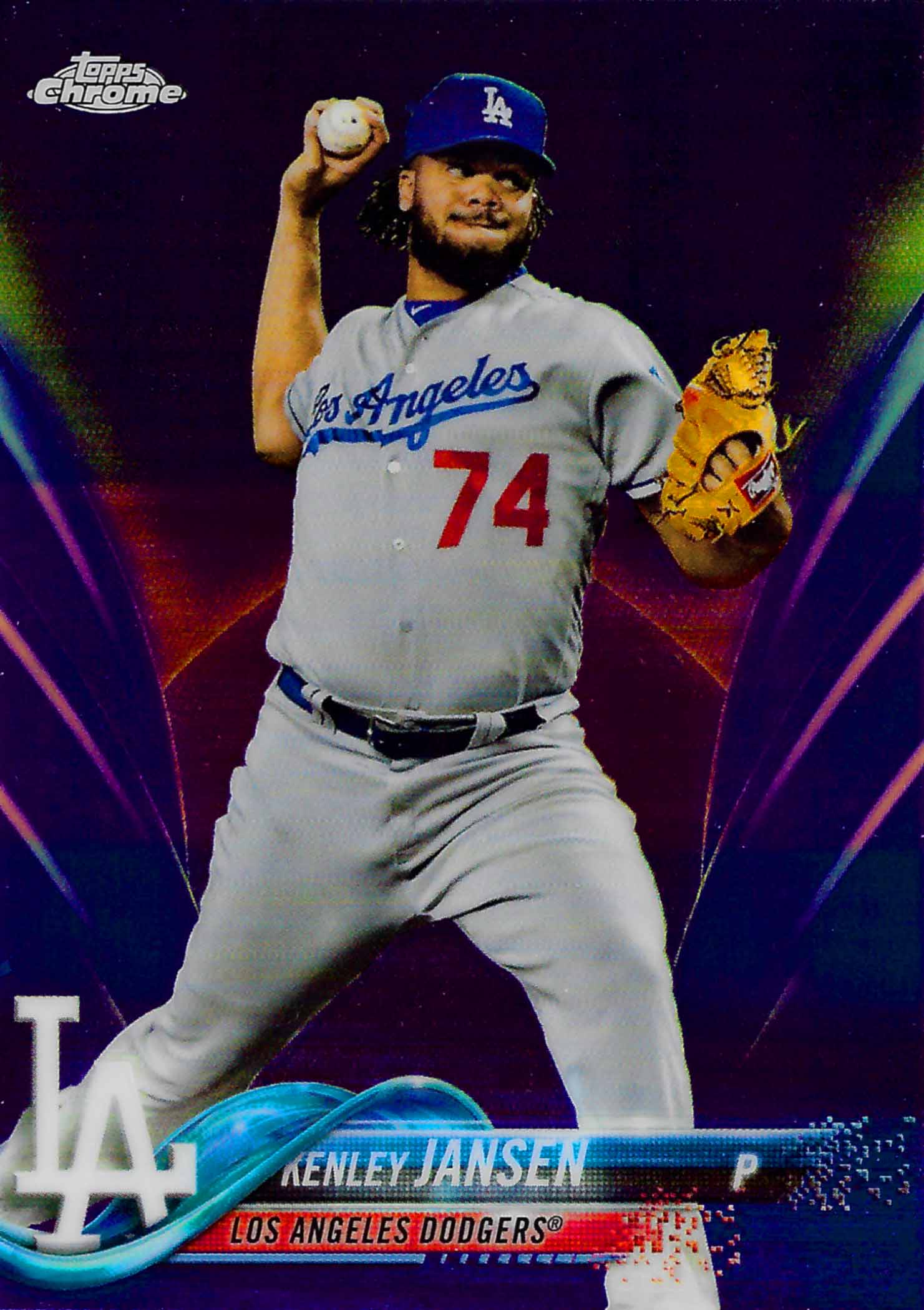 2018 Topps Chrome Purple Refractors