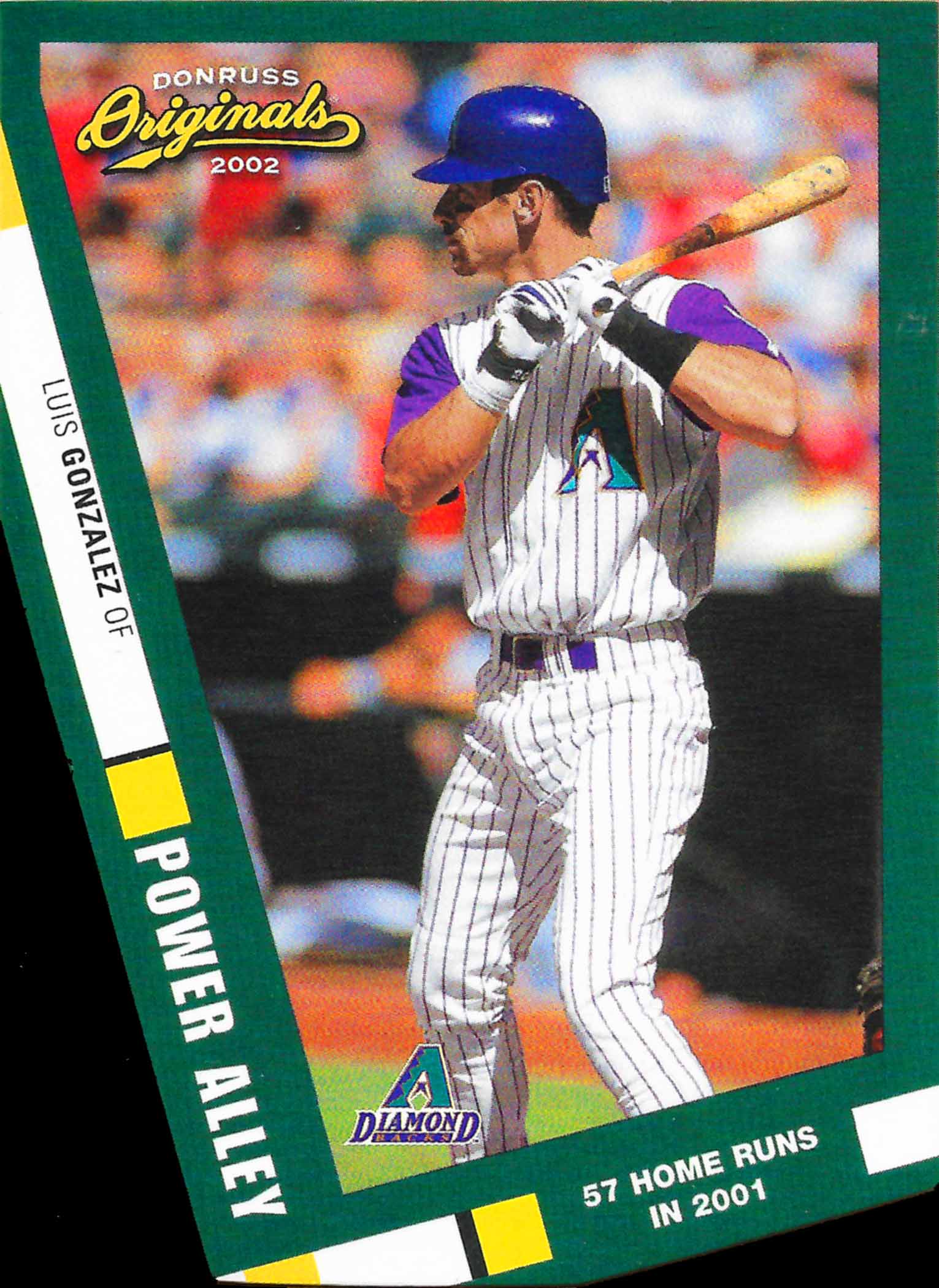 2002 Donruss Originals Power Alley Die Cuts