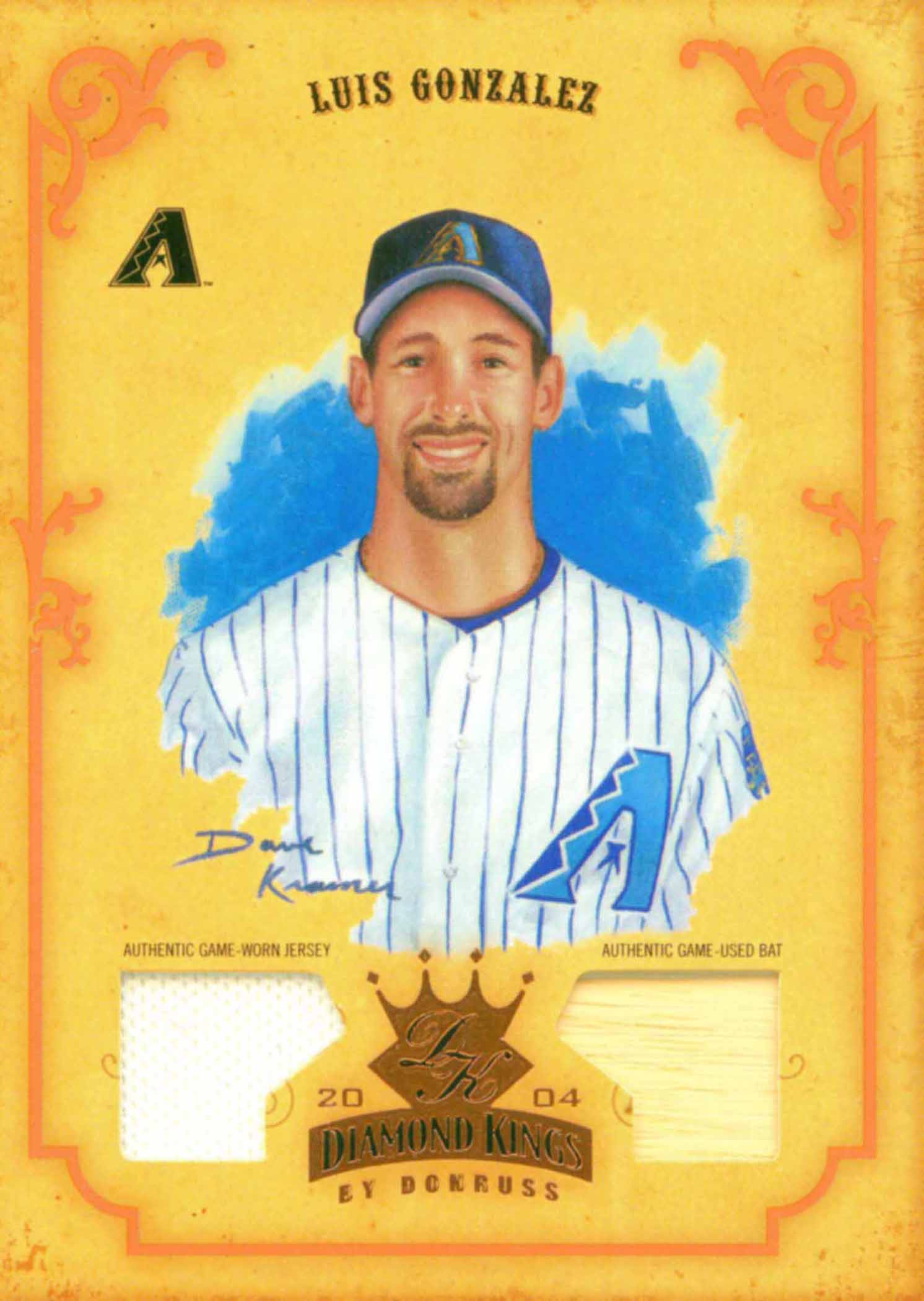 2004 Diamond Kings DK Materials Bronze Bat-Jersey