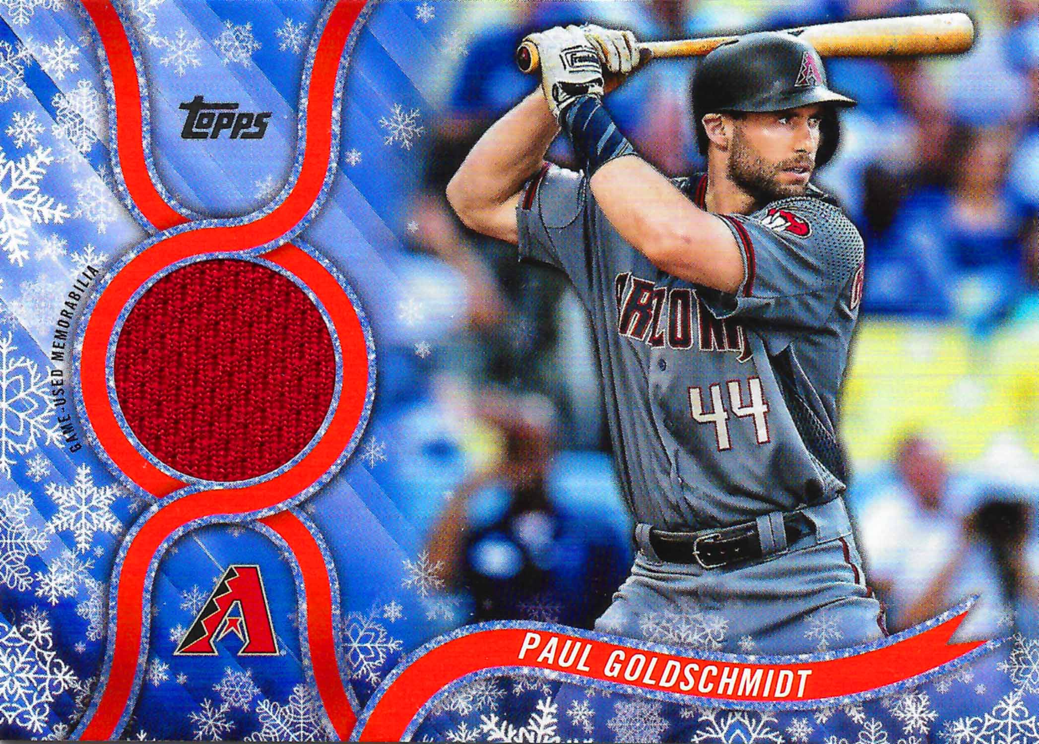 2018 Topps Walmart Holiday Snowflake Relics