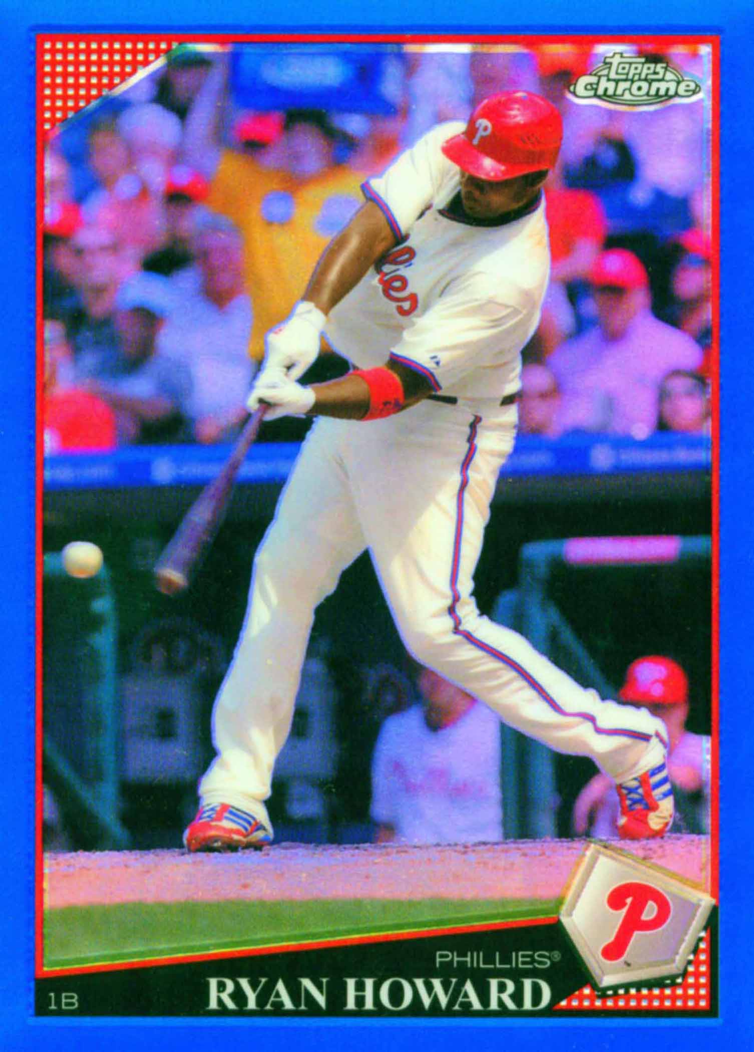2009 Topps Chrome Blue Refractors