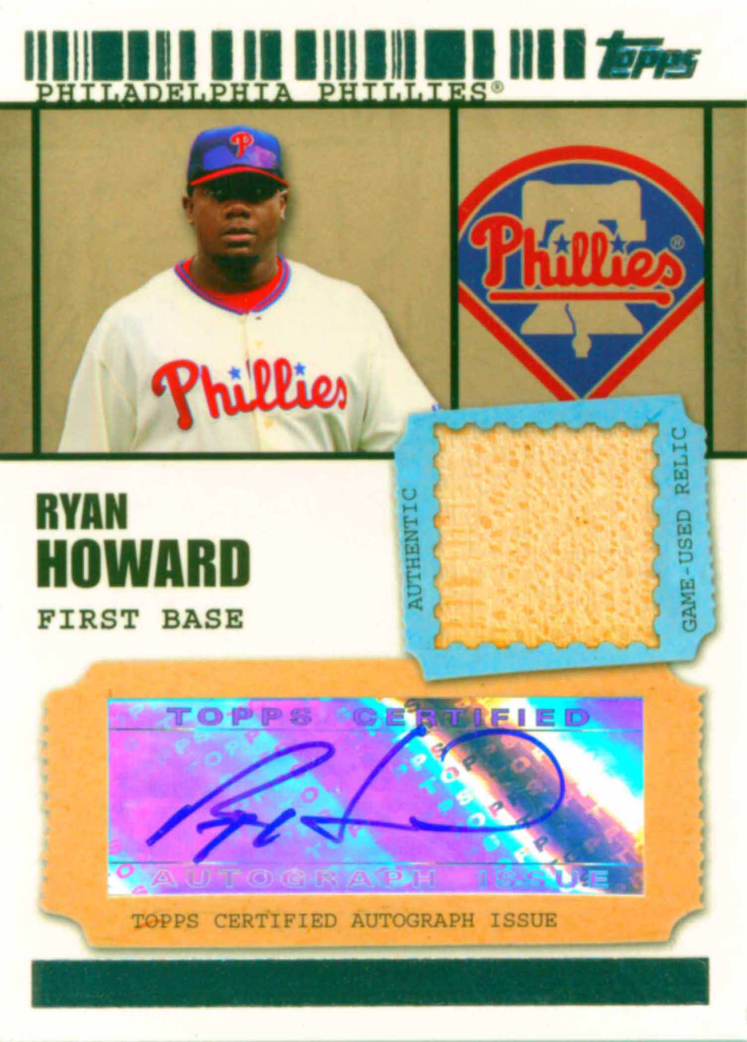 2009 Topps Ticket to Stardom Autograph Relics