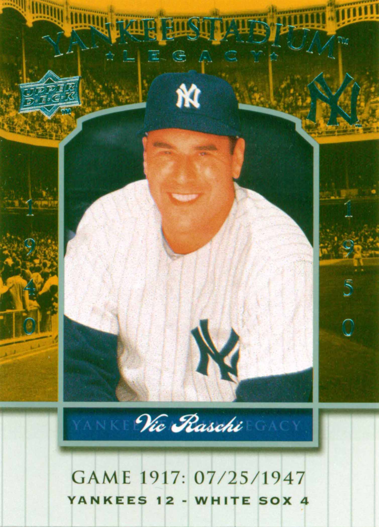 2008 Upper Deck Yankee Stadium Legacy Collection
