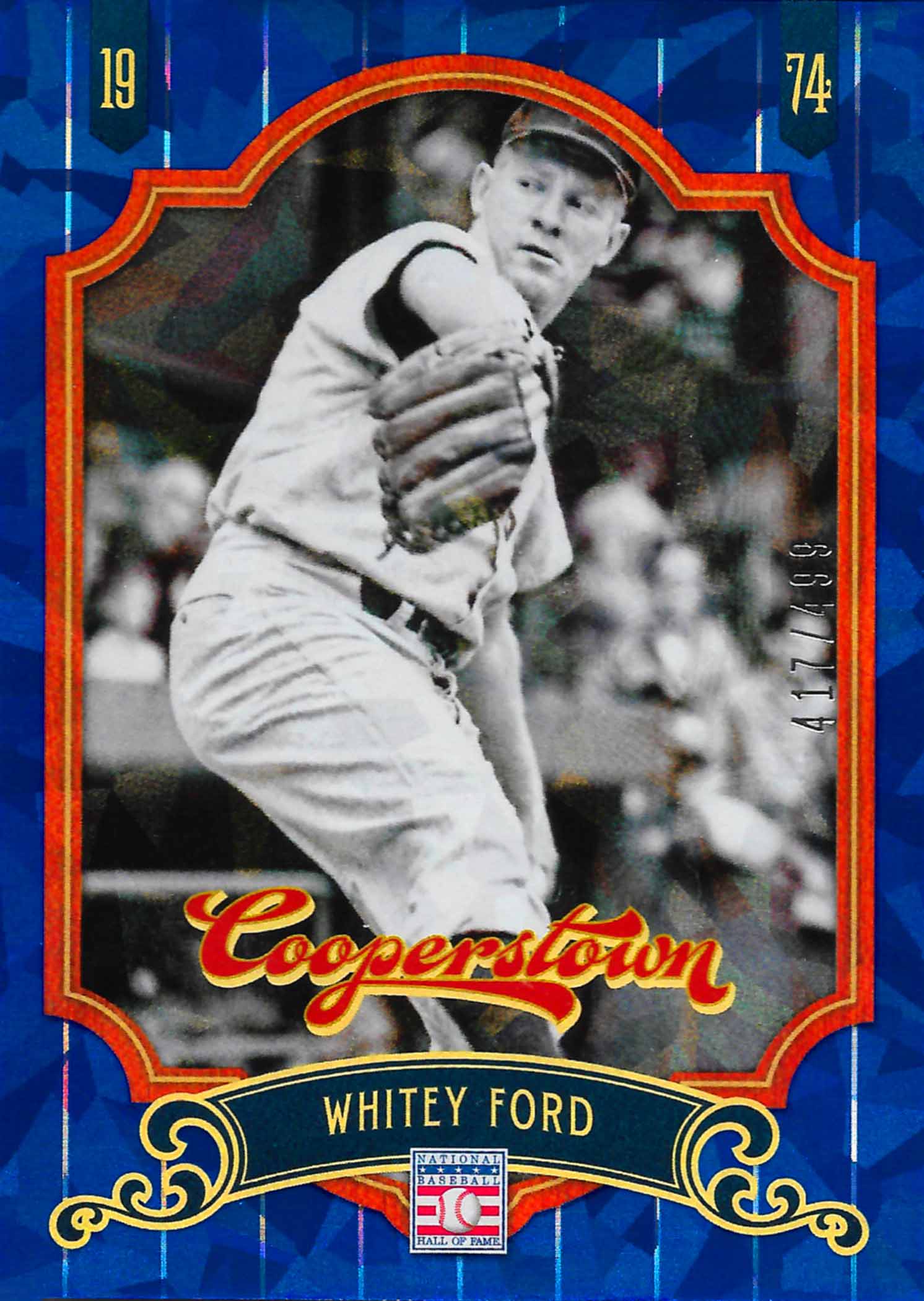 2012 Panini Cooperstown Crystal Collection Blue