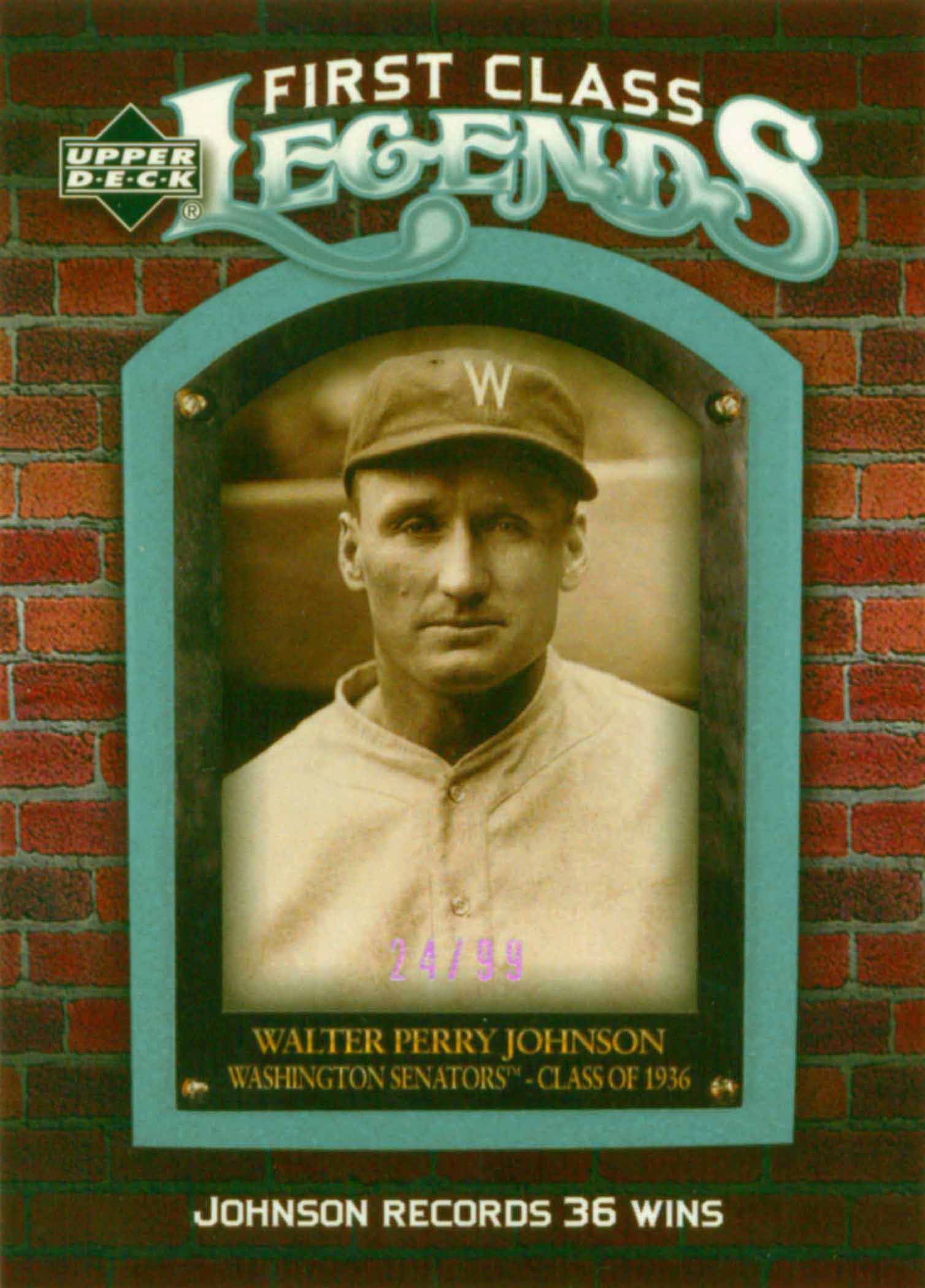 2006 Upper Deck First Class Legends Silver Spectrum