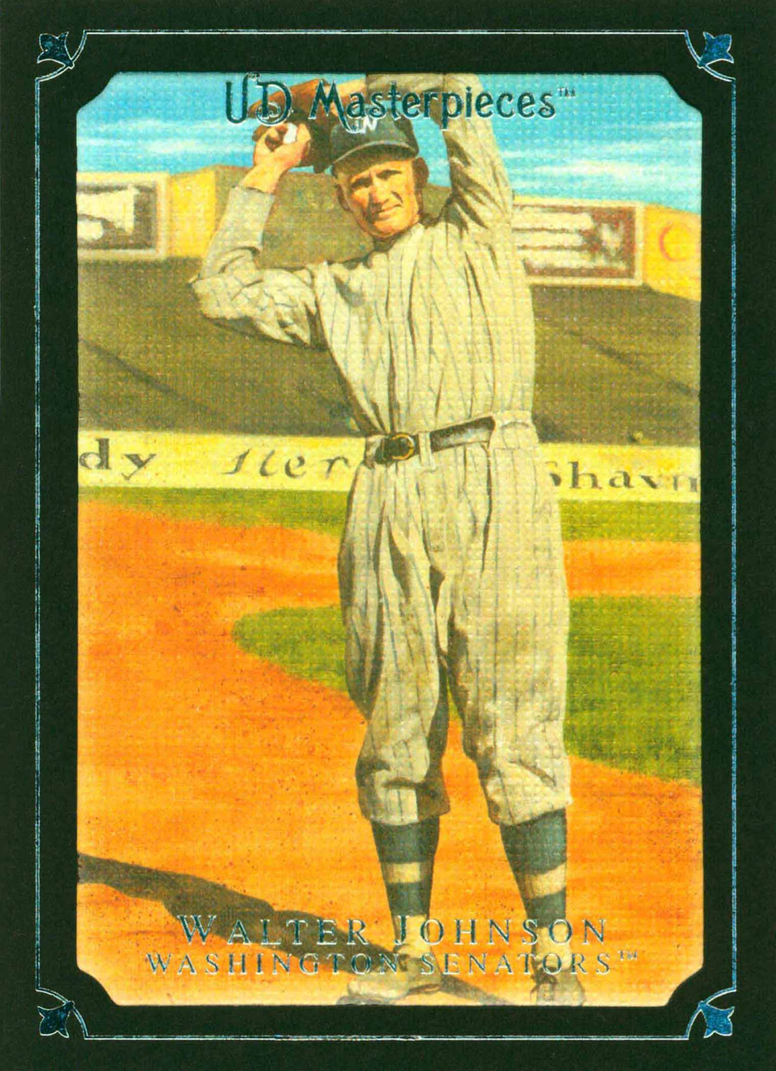 2007 UD Masterpieces Serious Black