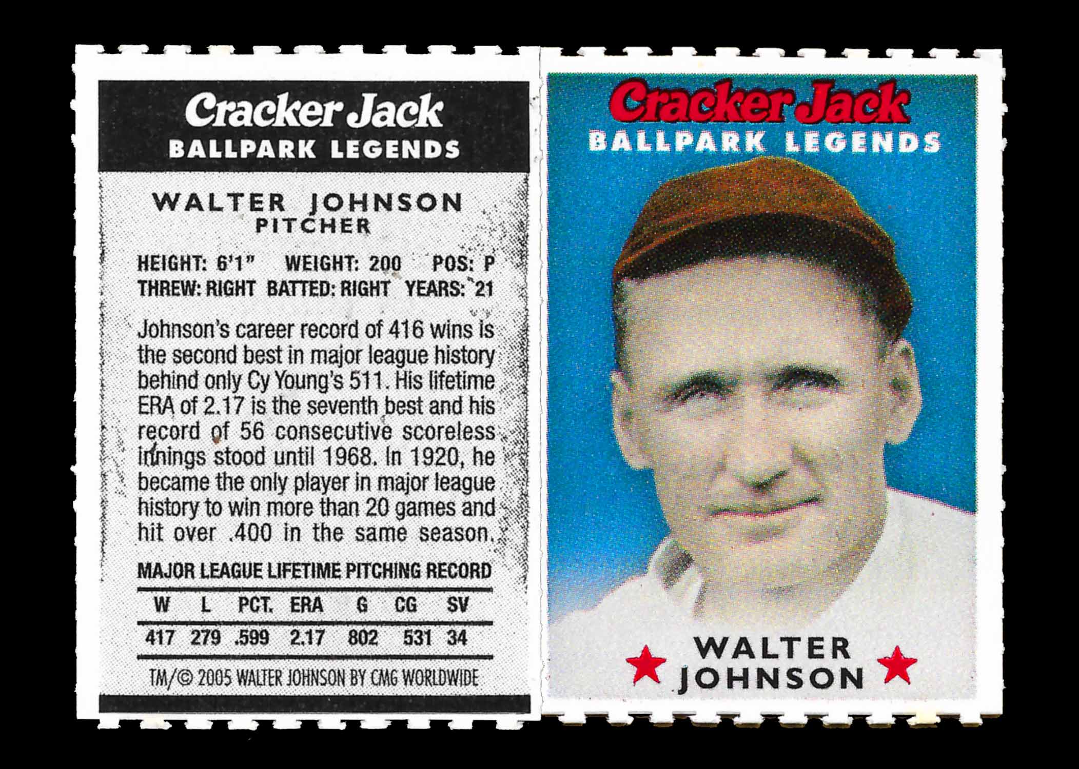 2005 Cracker Jack Ballpark Legends