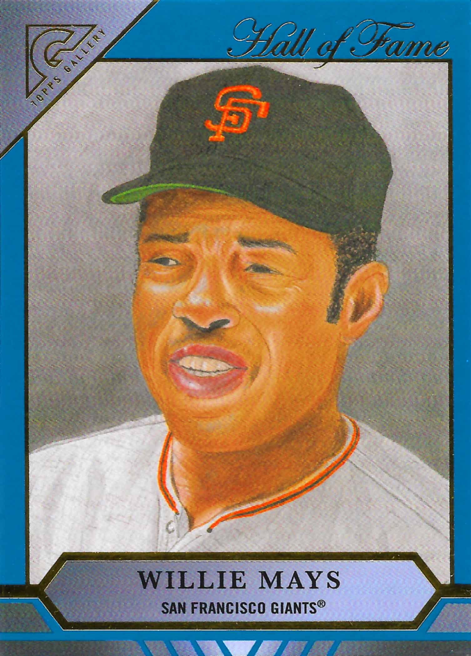 2020 Topps Gallery Hall of Fame Blue