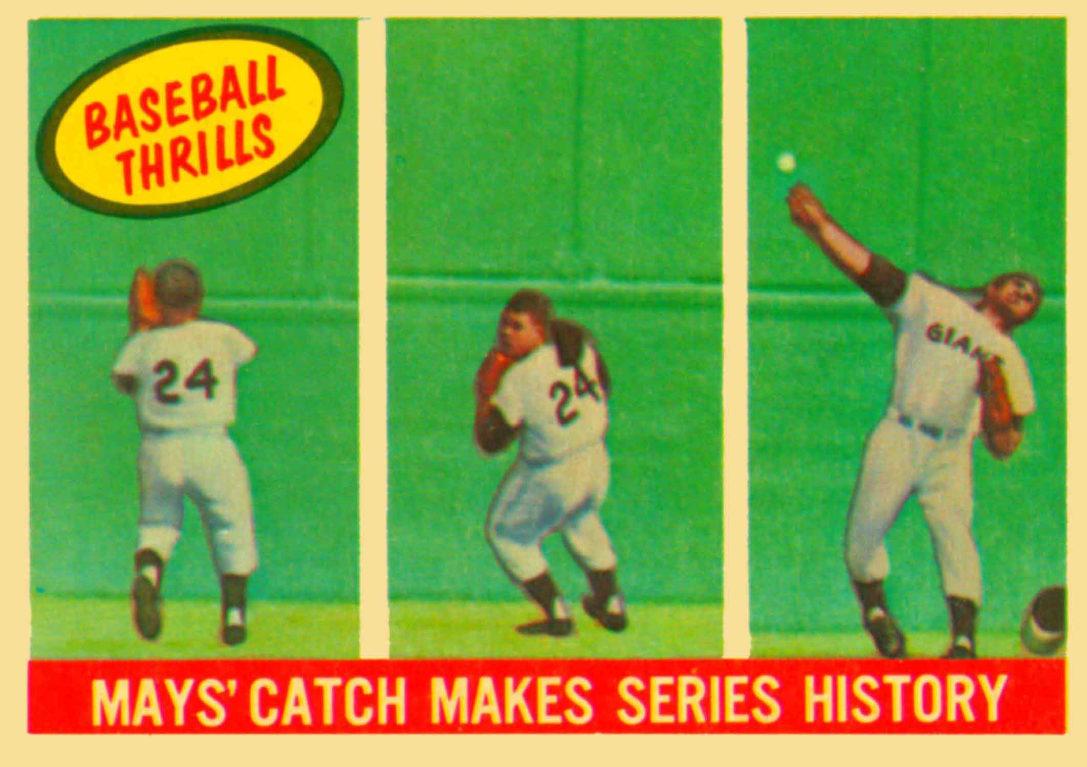 1959 Topps Baseball Thrills