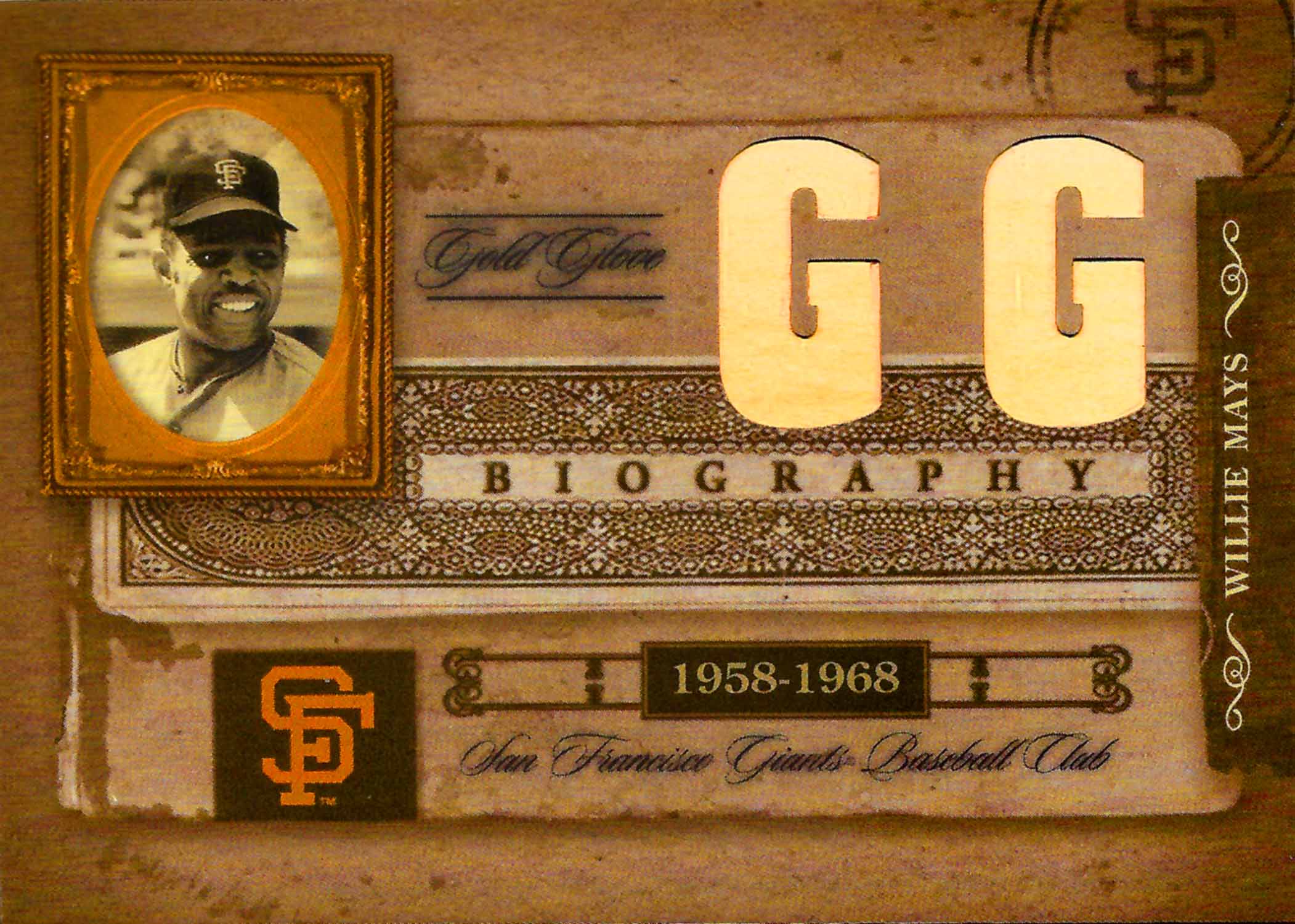 2005 Biography Willie Mays Gold Glove