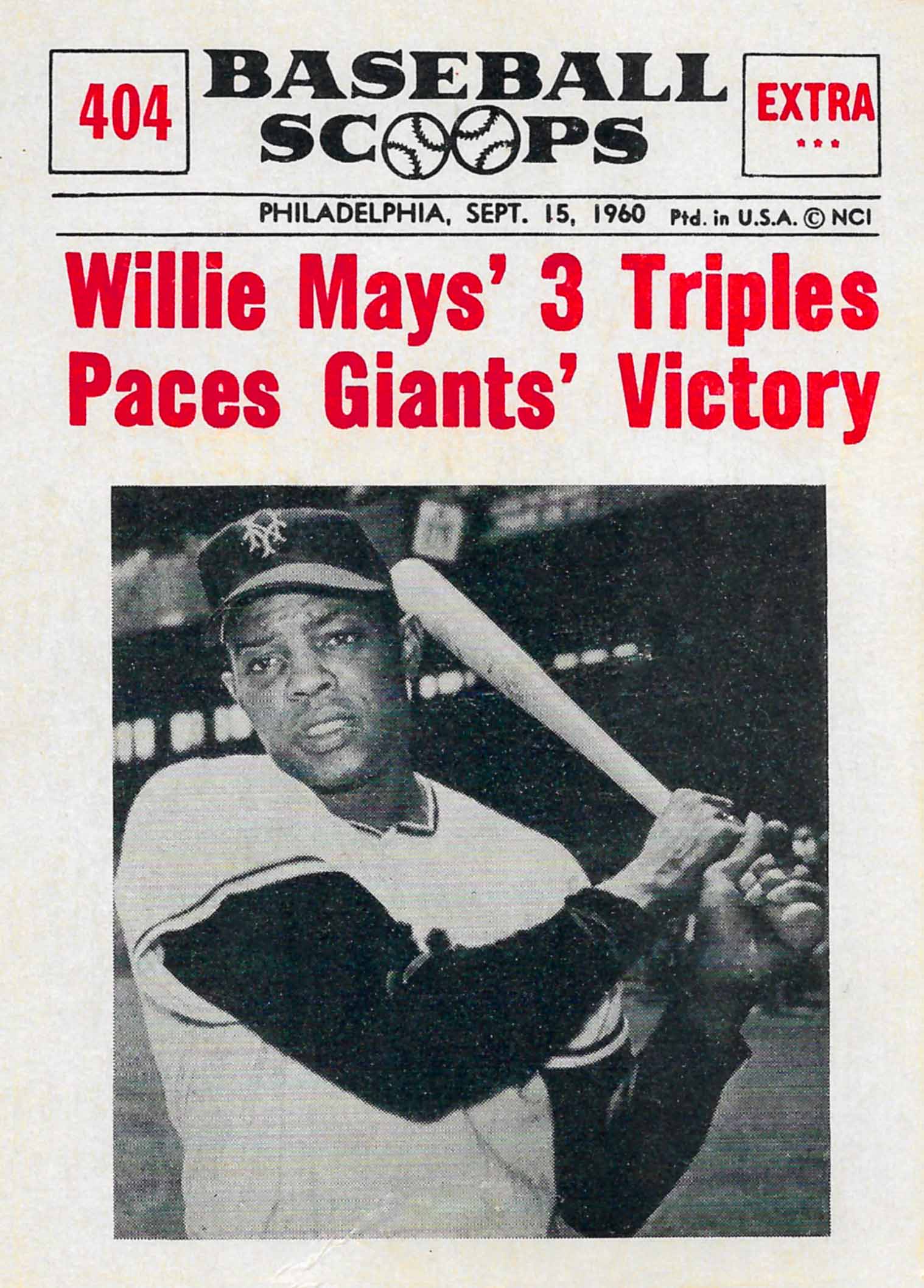 1961 Nu-Card Scoops