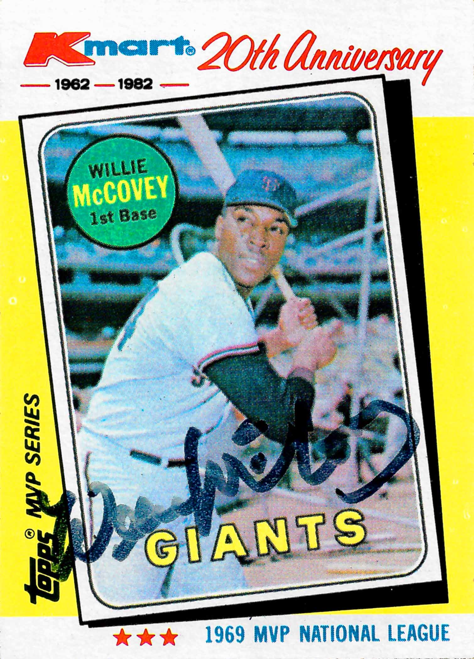 1982 K-Mart Autographed